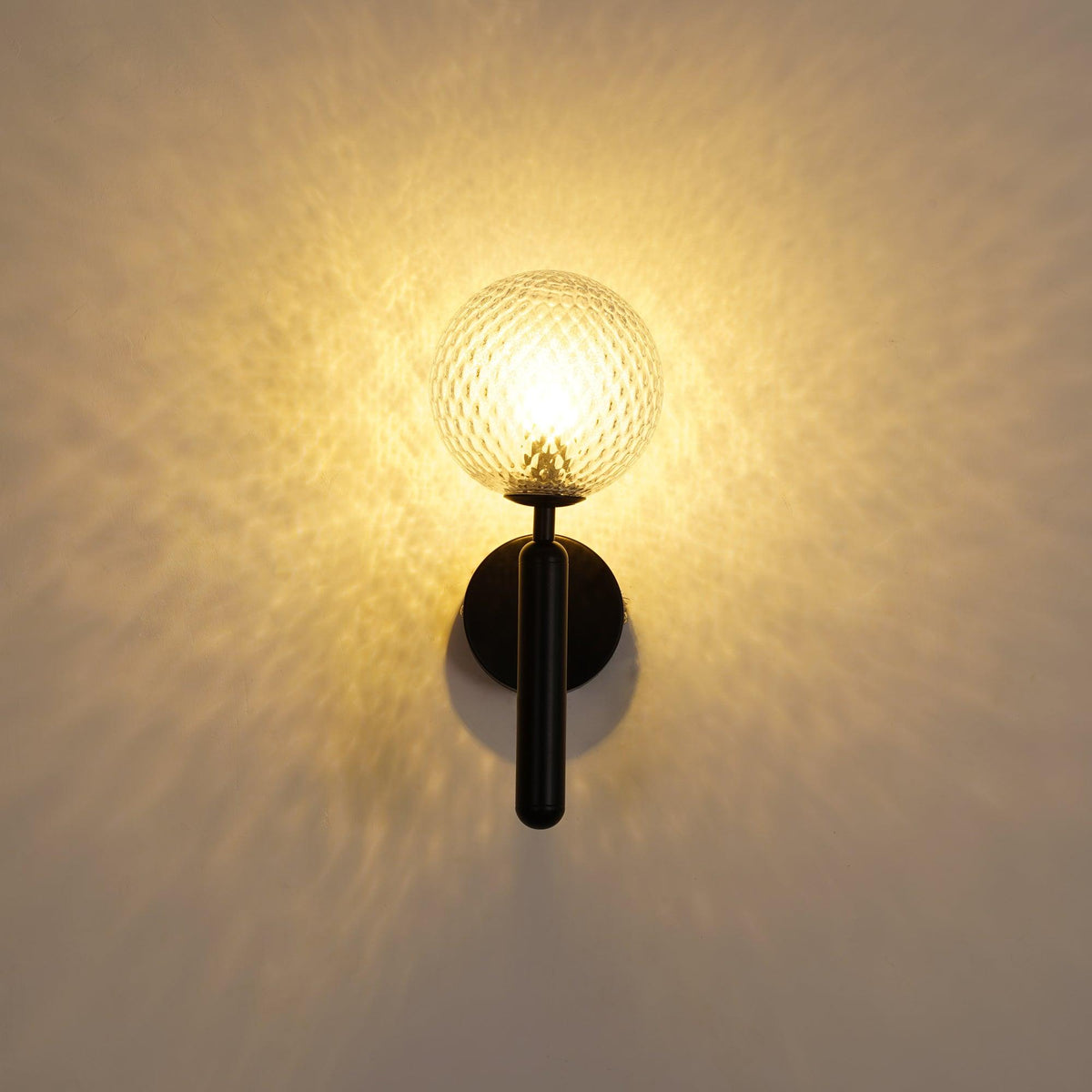 Ilirila Modern Minimalist Brass Glass Wall Light