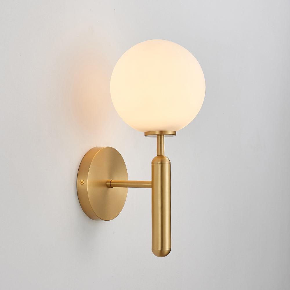Ilirila Modern Minimalist Brass Glass Wall Light