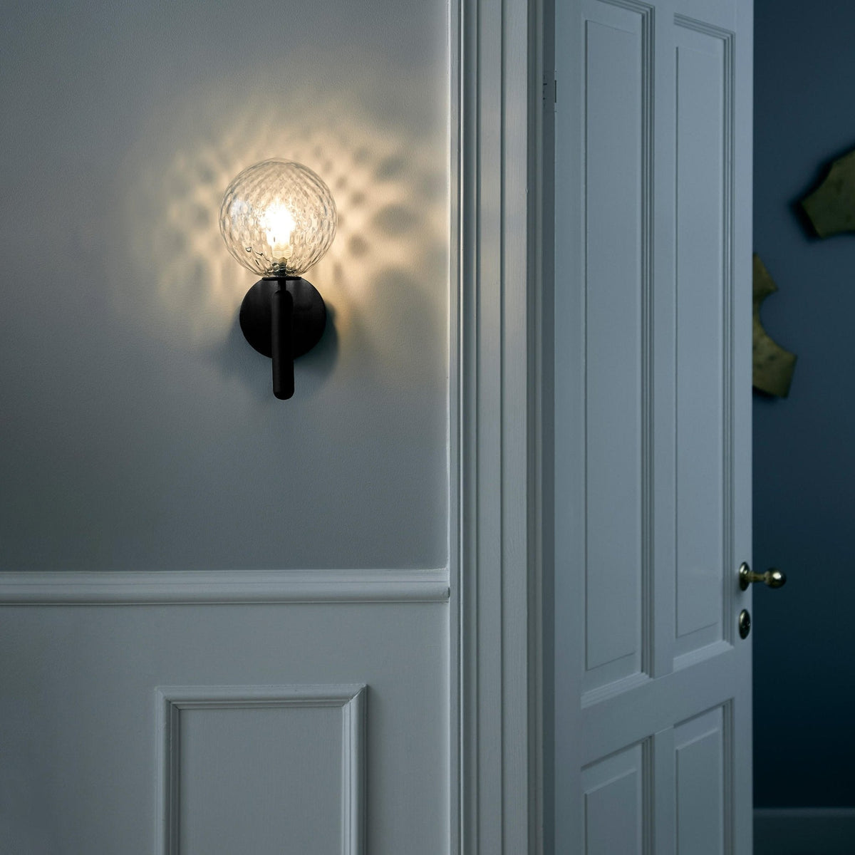 Ilirila Modern Minimalist Brass Glass Wall Light