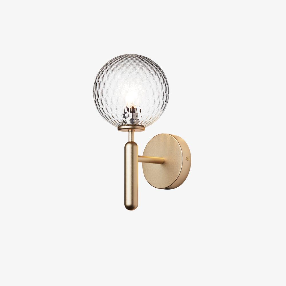 Ilirila Modern Minimalist Brass Glass Wall Light