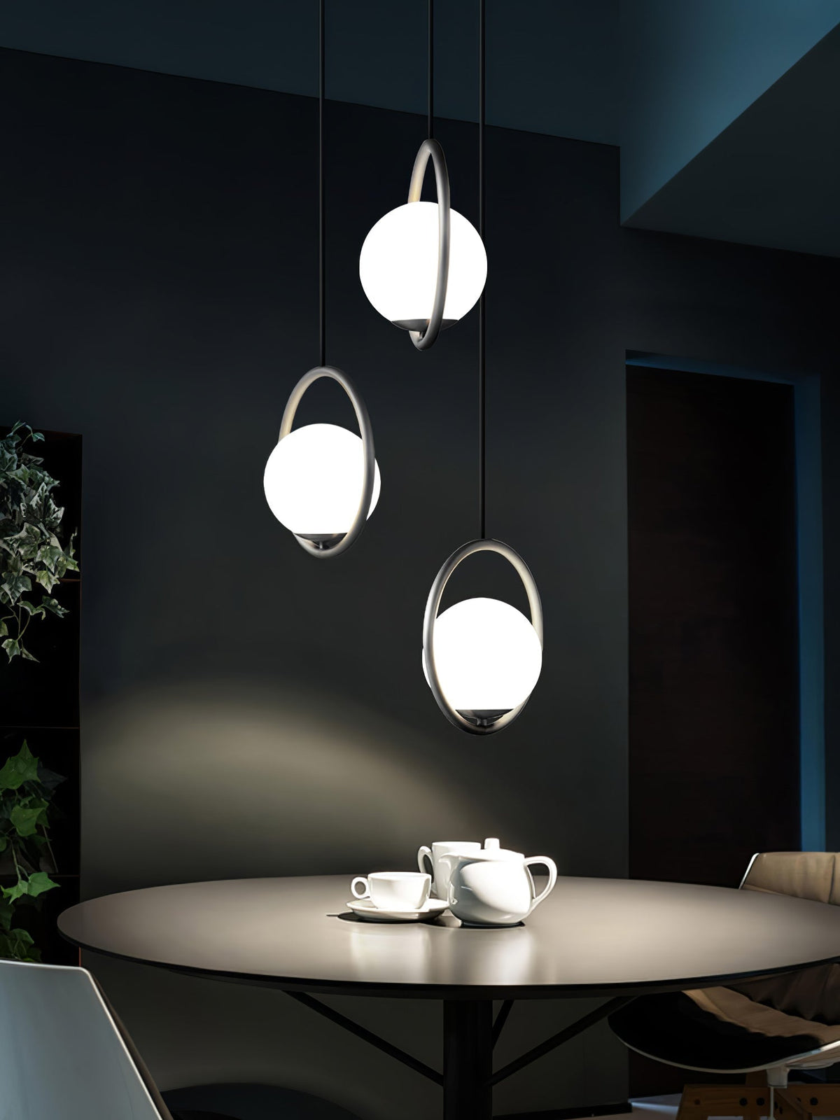 Caselora Modern Brass Pendant Light
