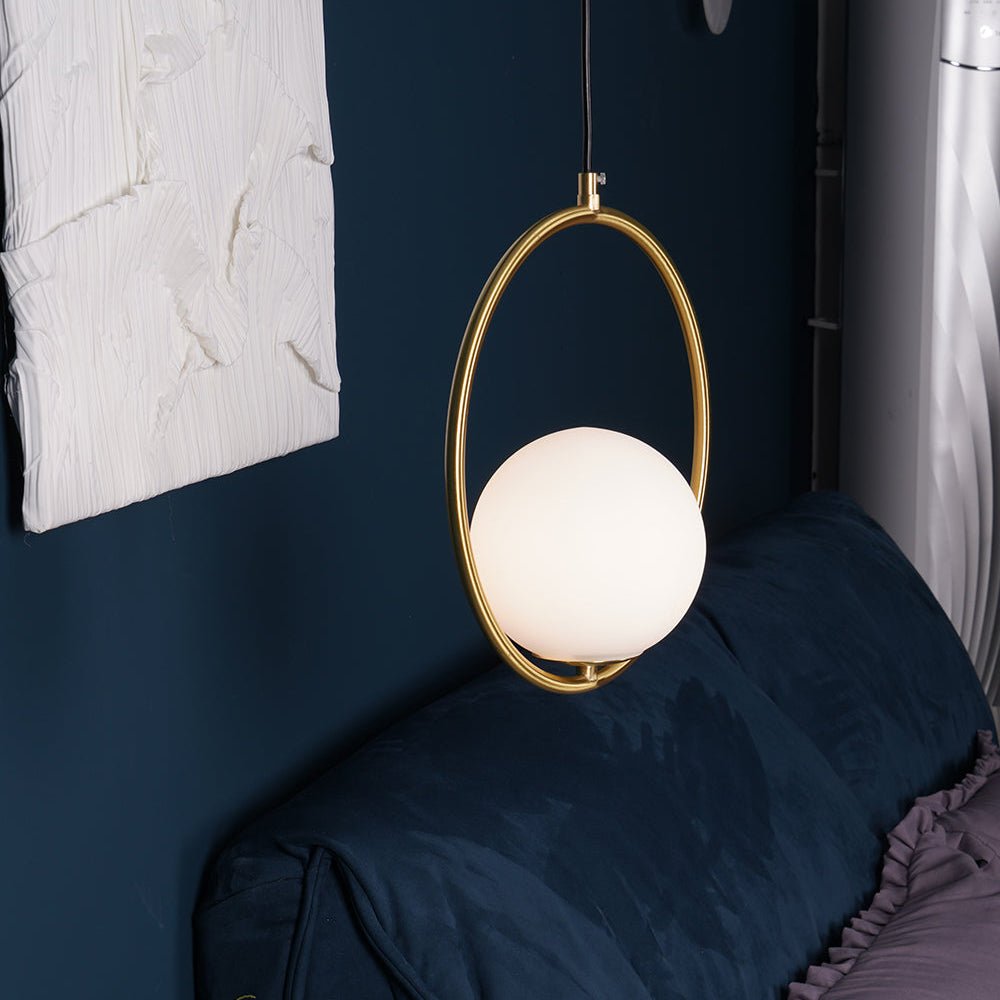 Caselora Modern Brass Pendant Light