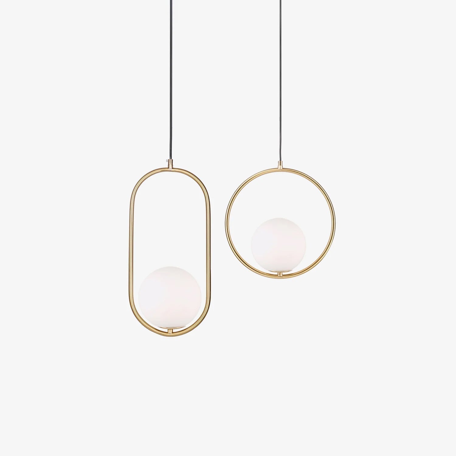 Caselora Modern Brass Pendant Light