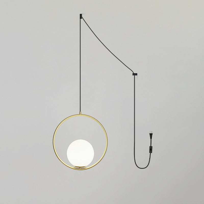 Caselora Modern Brass Pendant Light
