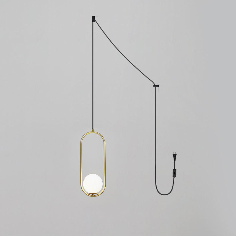 Caselora Modern Brass Pendant Light