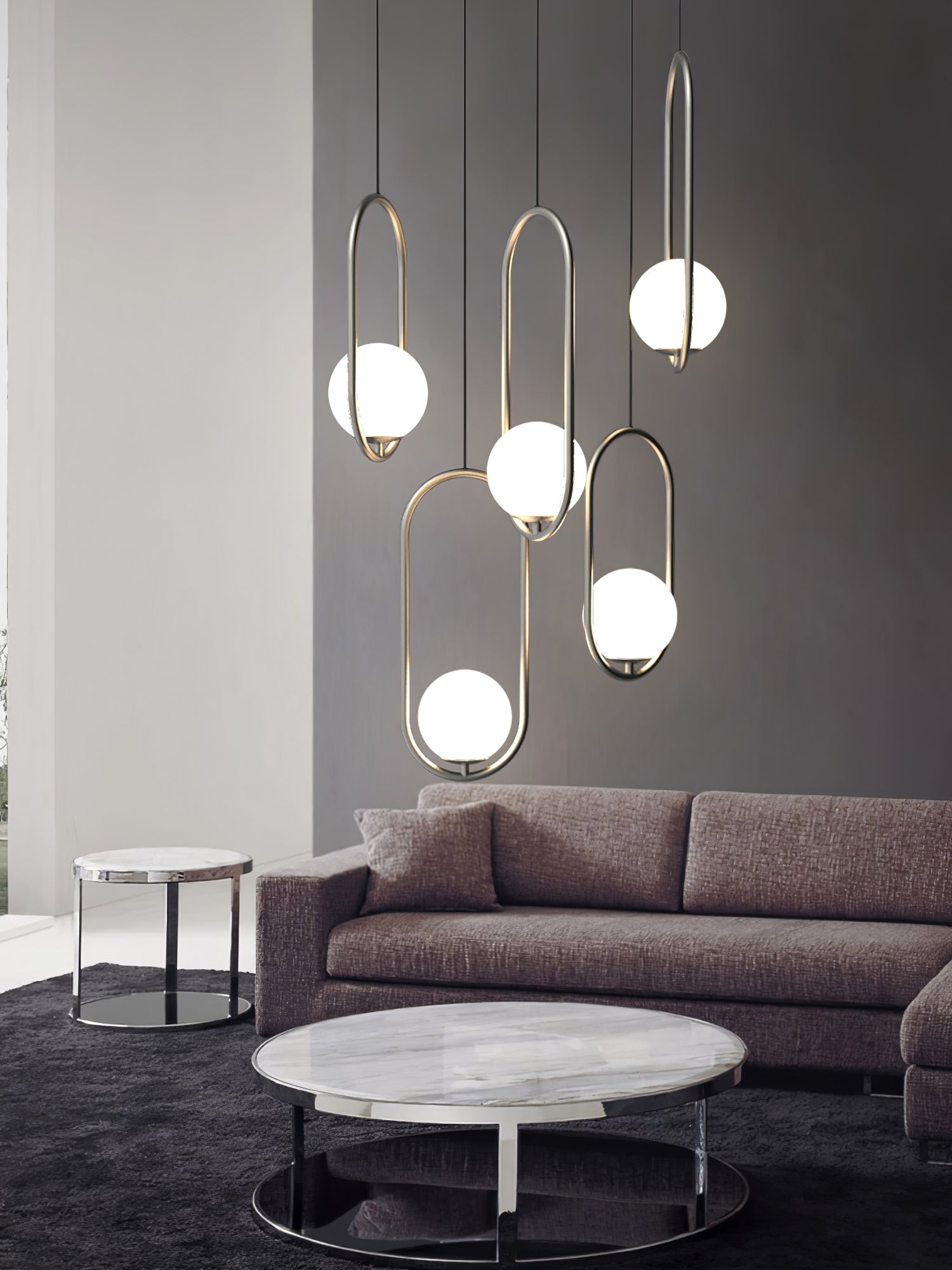 Orieria Pendant Lamp Brass Modern Ring