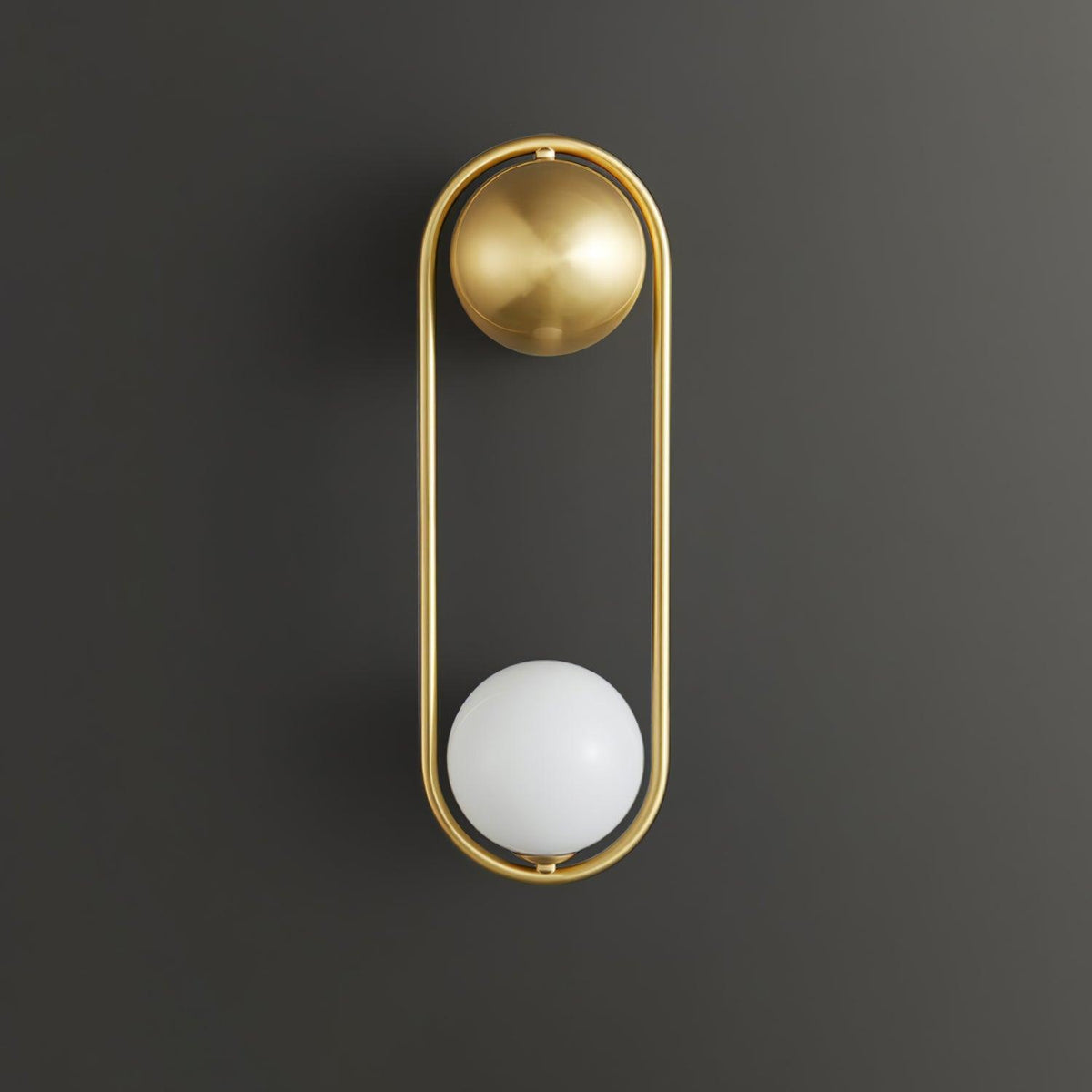 Solarine Radiain Brass Minimalist Wall Lamp