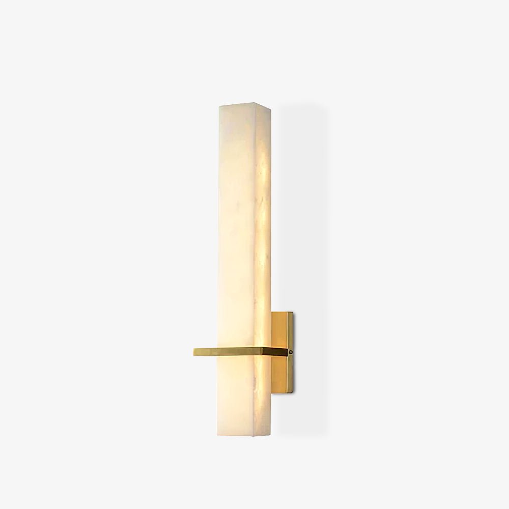 Evangeline Modern Alabaster Cuboid Wall Light