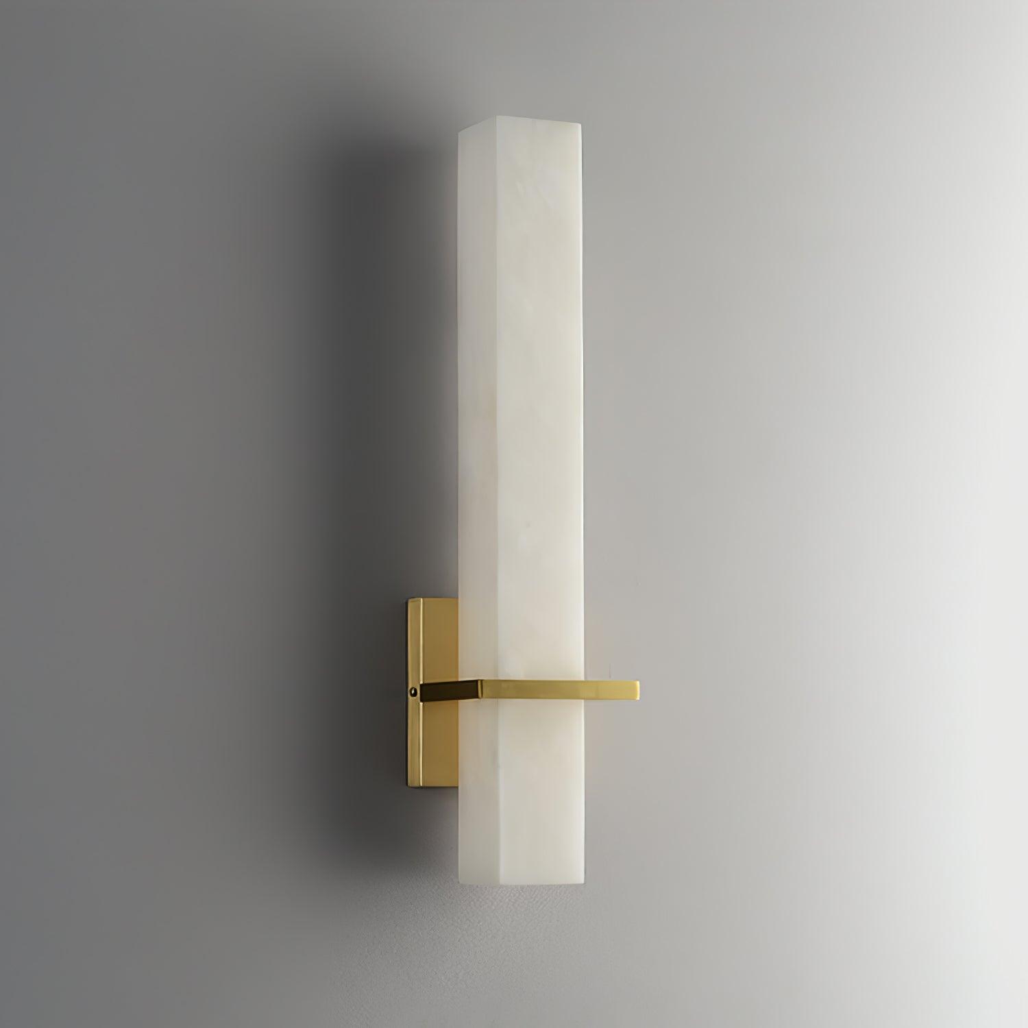 Evangeline Modern Alabaster Cuboid Wall Light