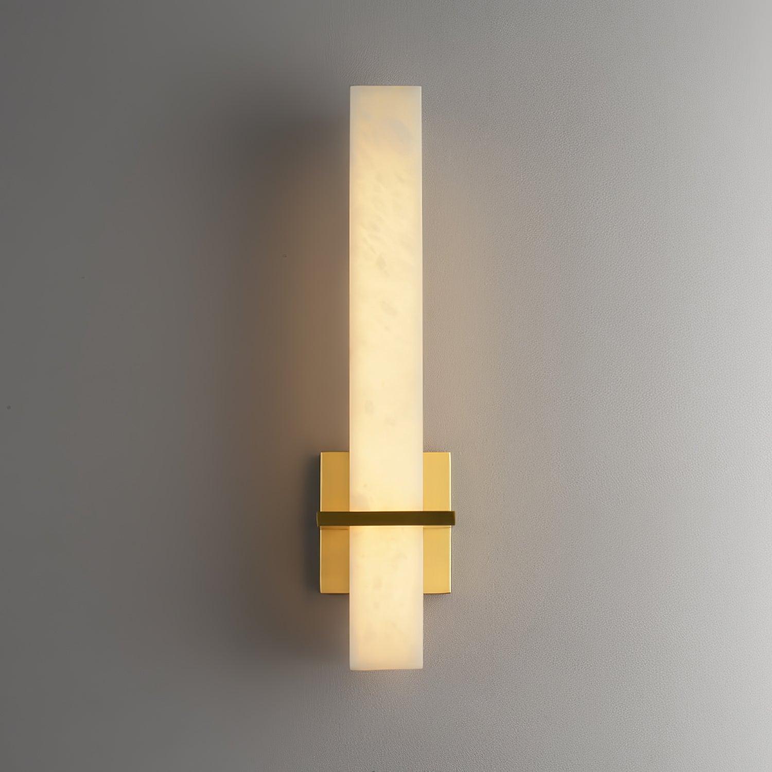Evangeline Modern Alabaster Cuboid Wall Light