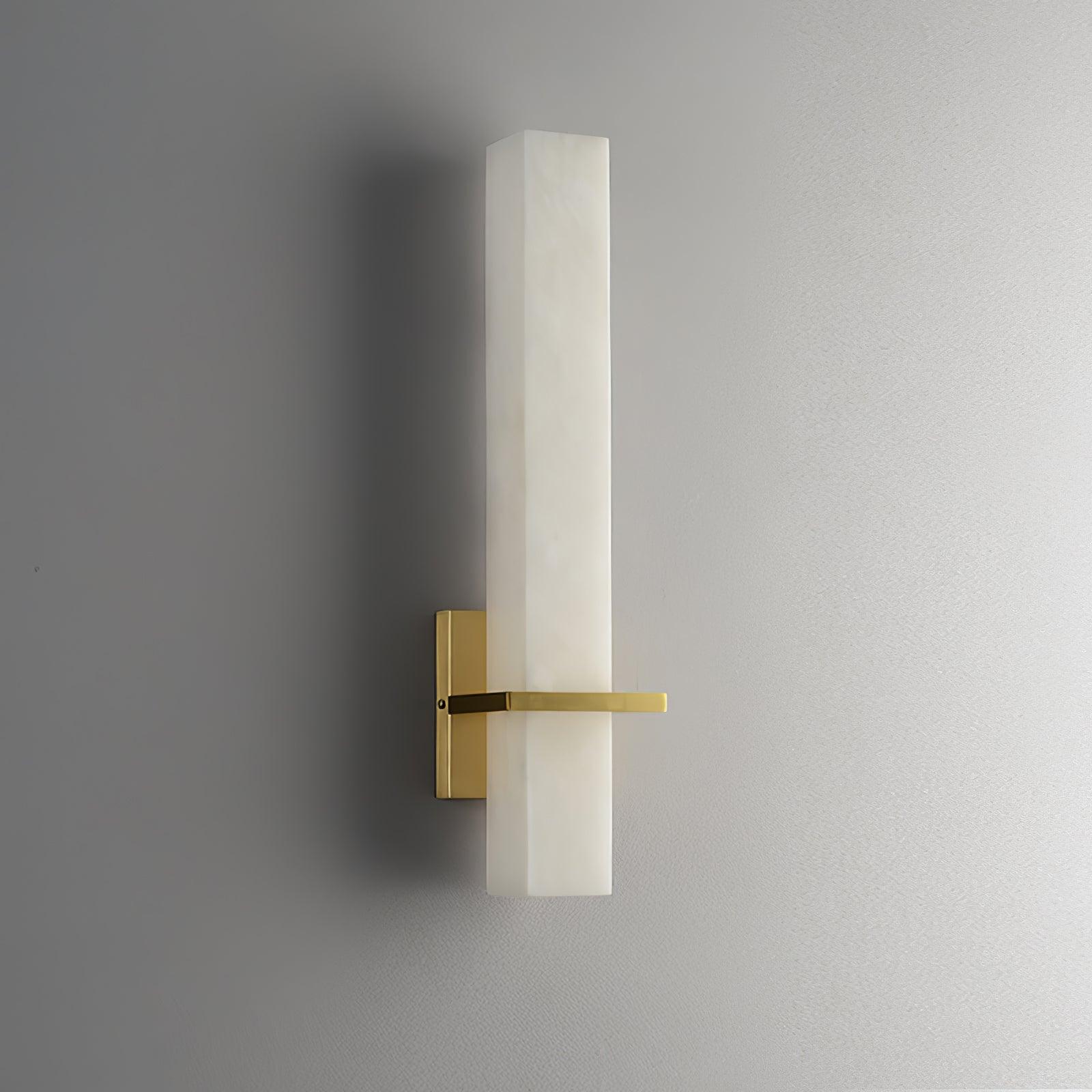 Evangeline Modern Alabaster Cuboid Wall Light