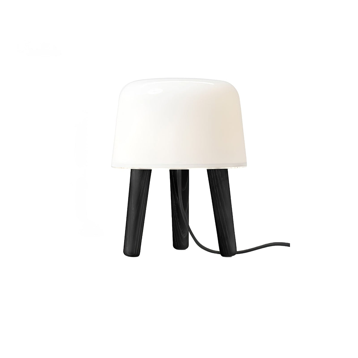 GlowPod Wood Milk Table Lamp
