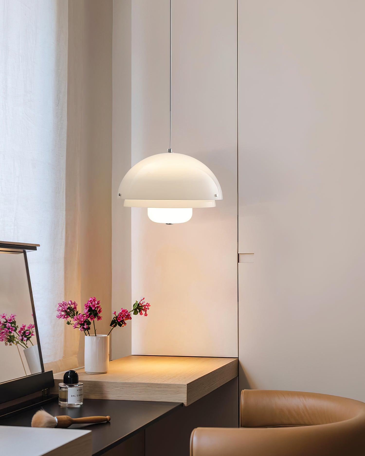 Velisena Unique Milk White Glass Pendant Lamp