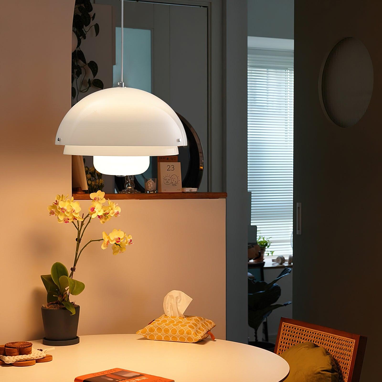 Velisena Unique Milk White Glass Pendant Lamp