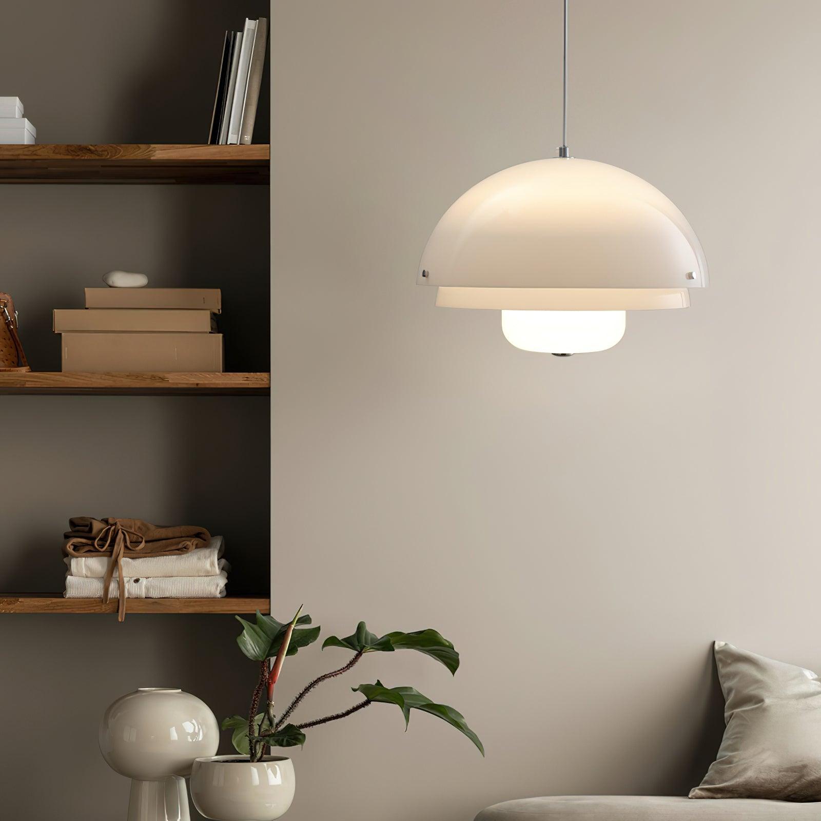 Velisena Unique Milk White Glass Pendant Lamp