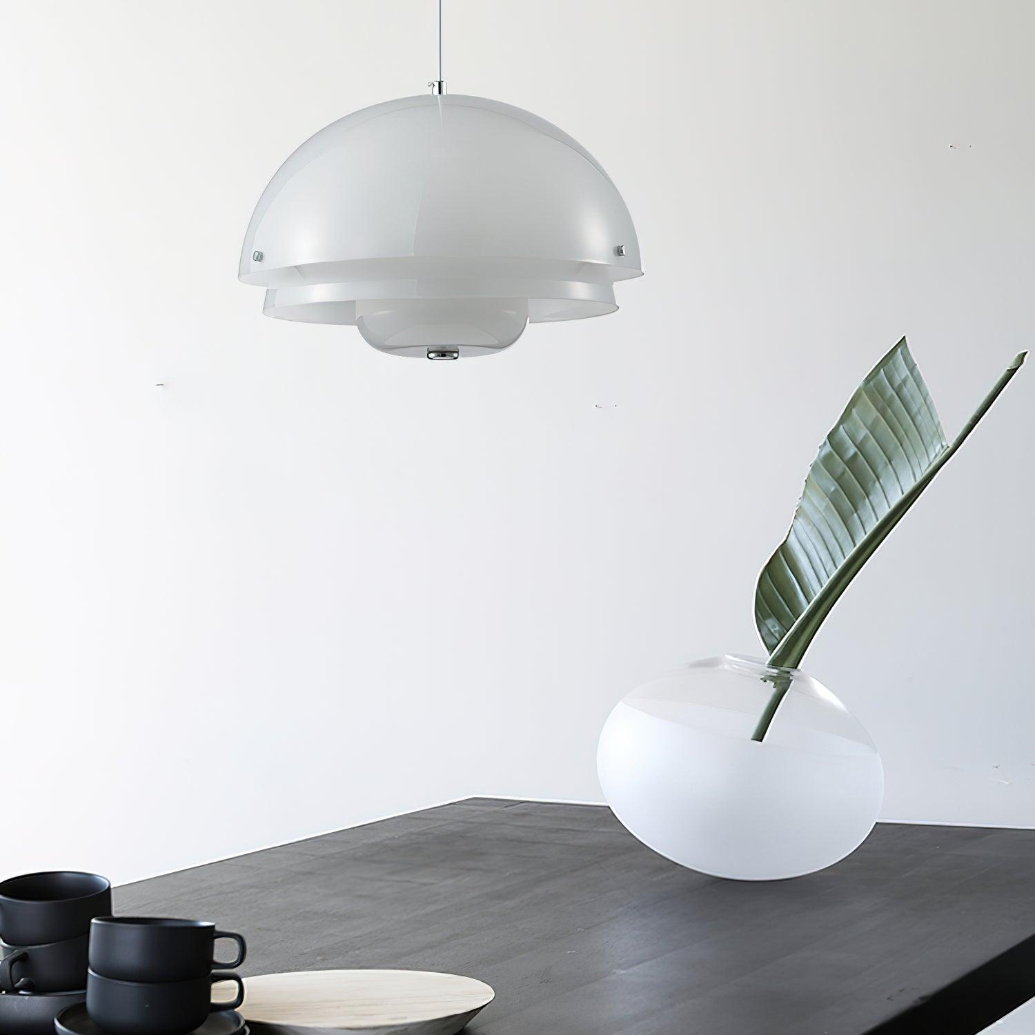 Velisena Unique Milk White Glass Pendant Lamp