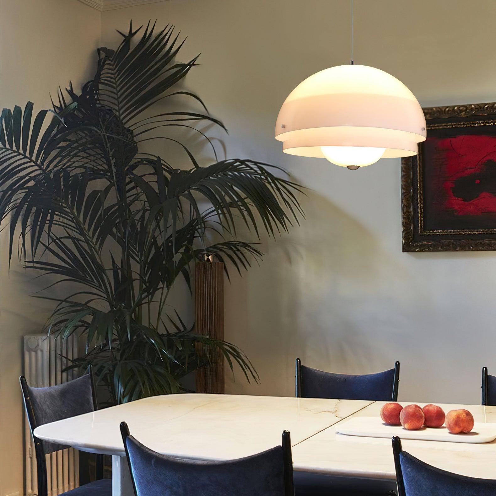 Velisena Unique Milk White Glass Pendant Lamp