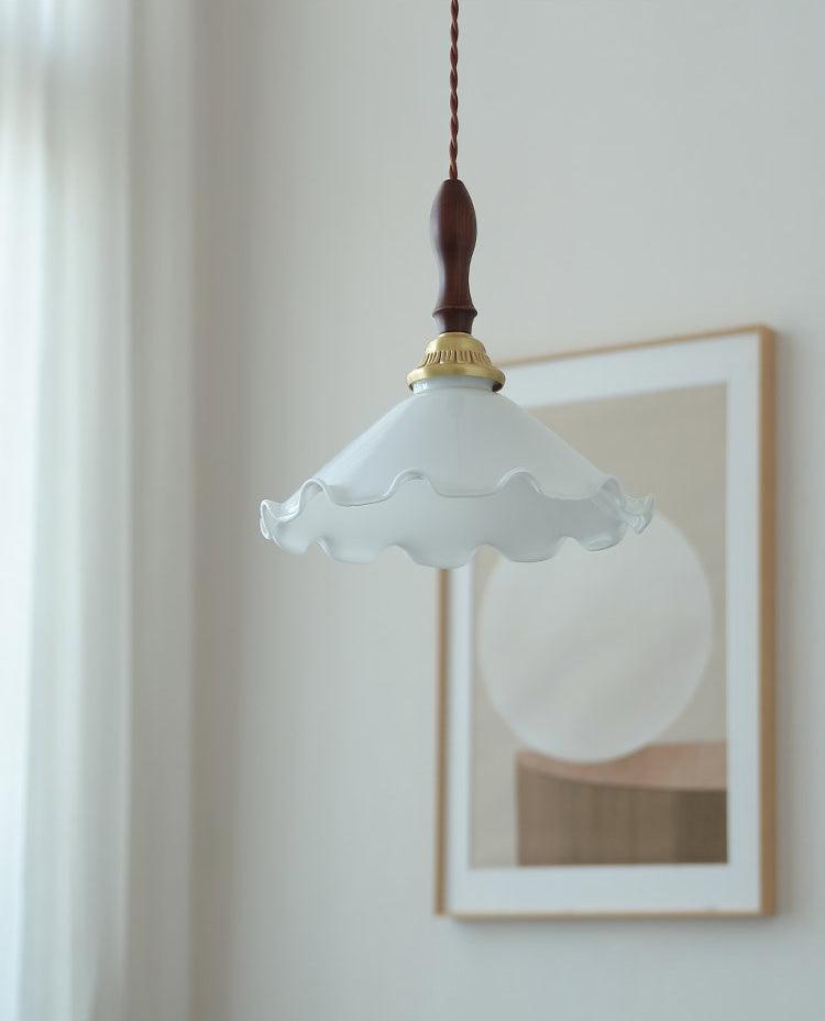 Floria Milky Flower Pendant Light