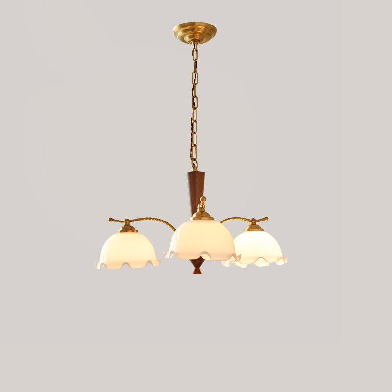 Daisy Vintage Glass Chandelier