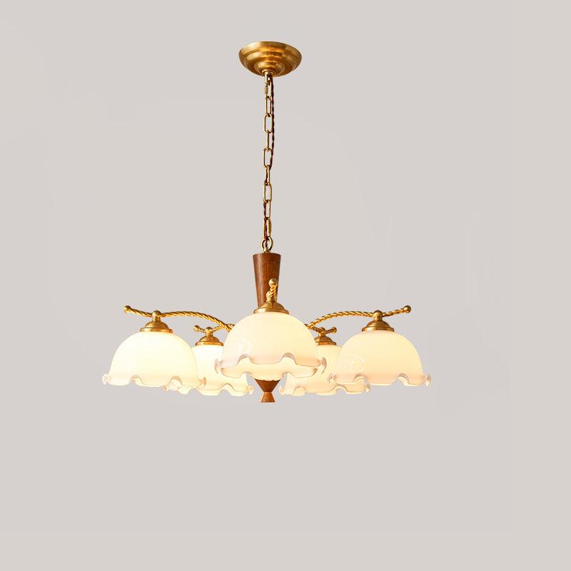 Daisy Vintage Glass Chandelier