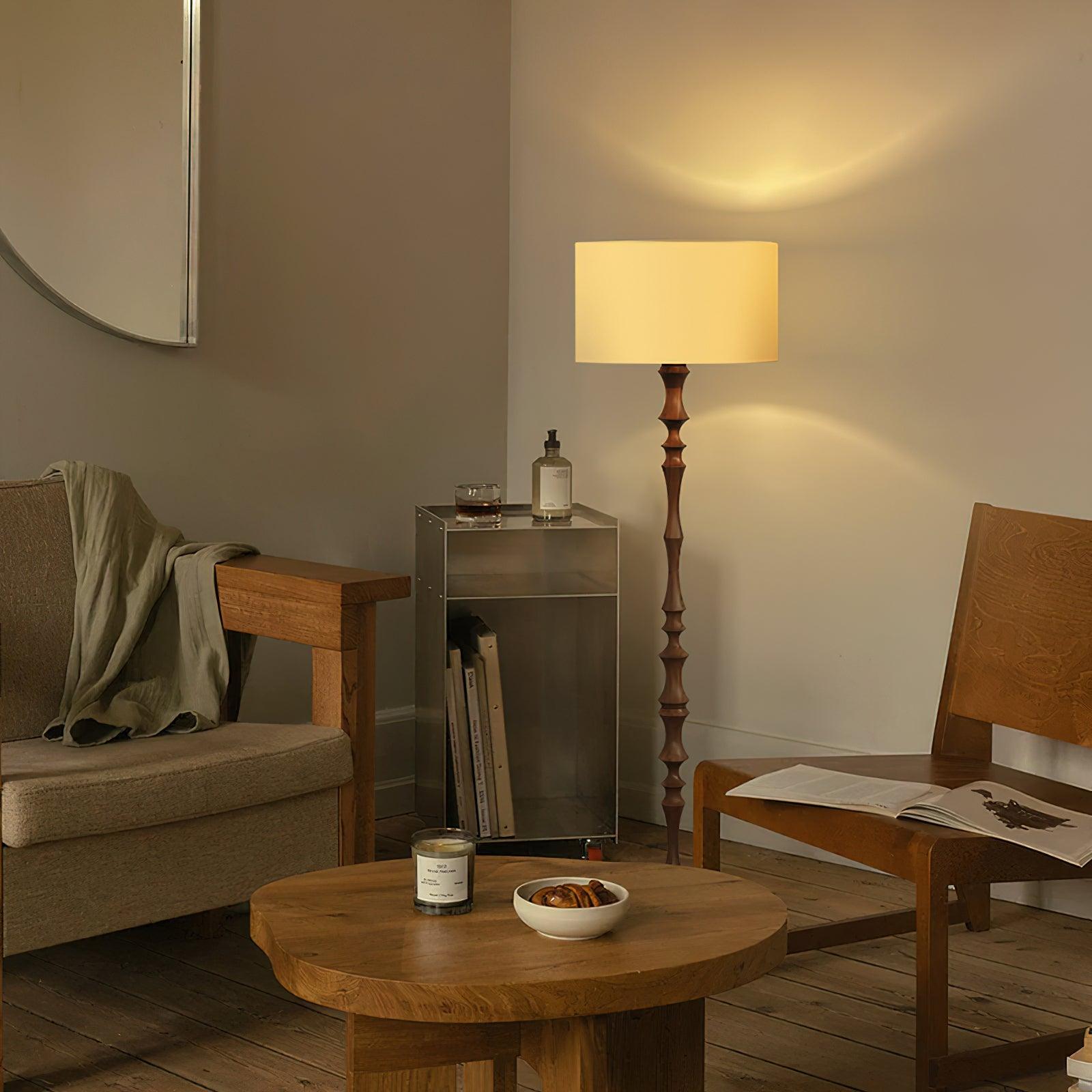Vilten Elegant Wood Floor Lamp