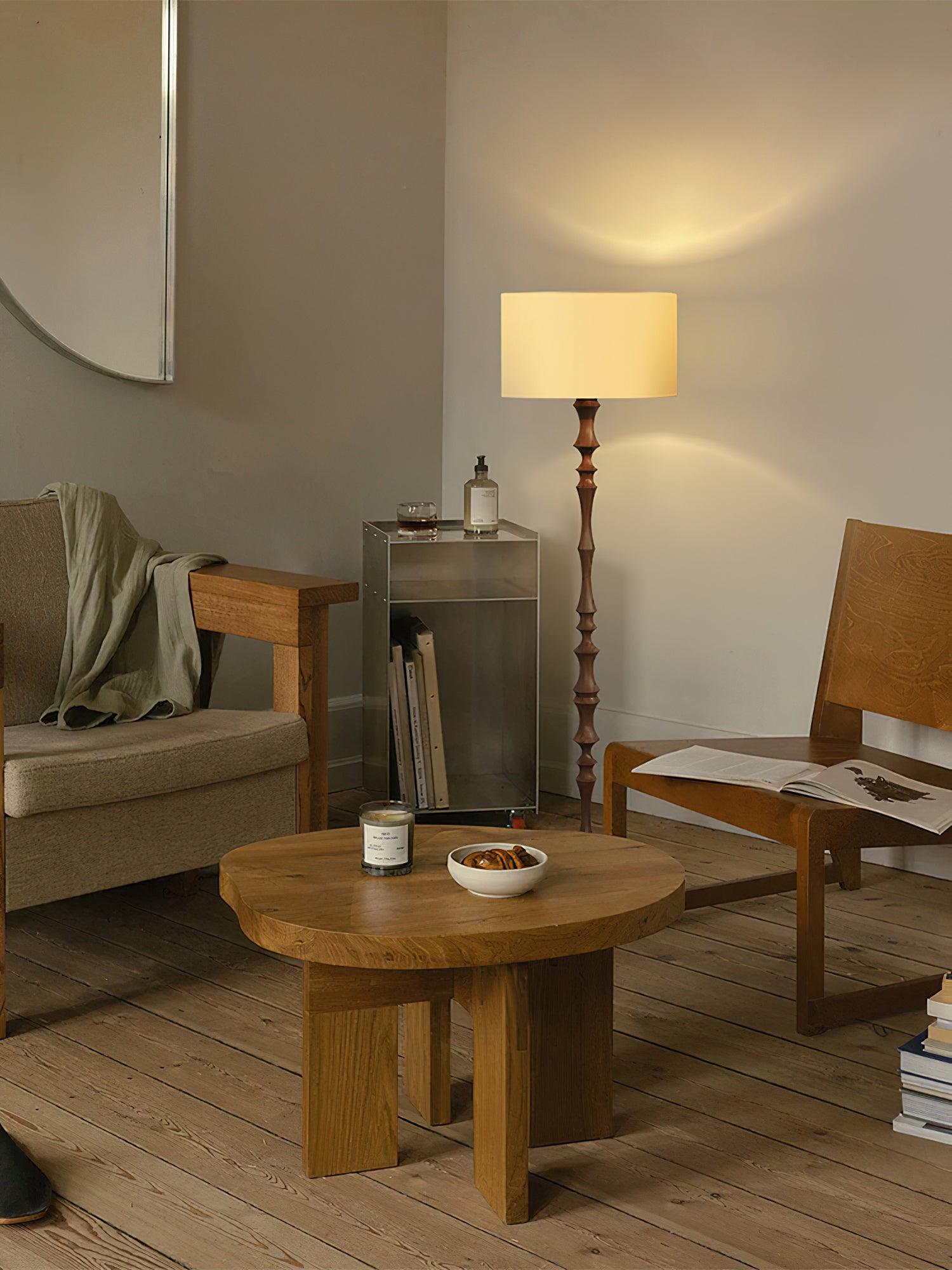 Vilten Elegant Wood Floor Lamp