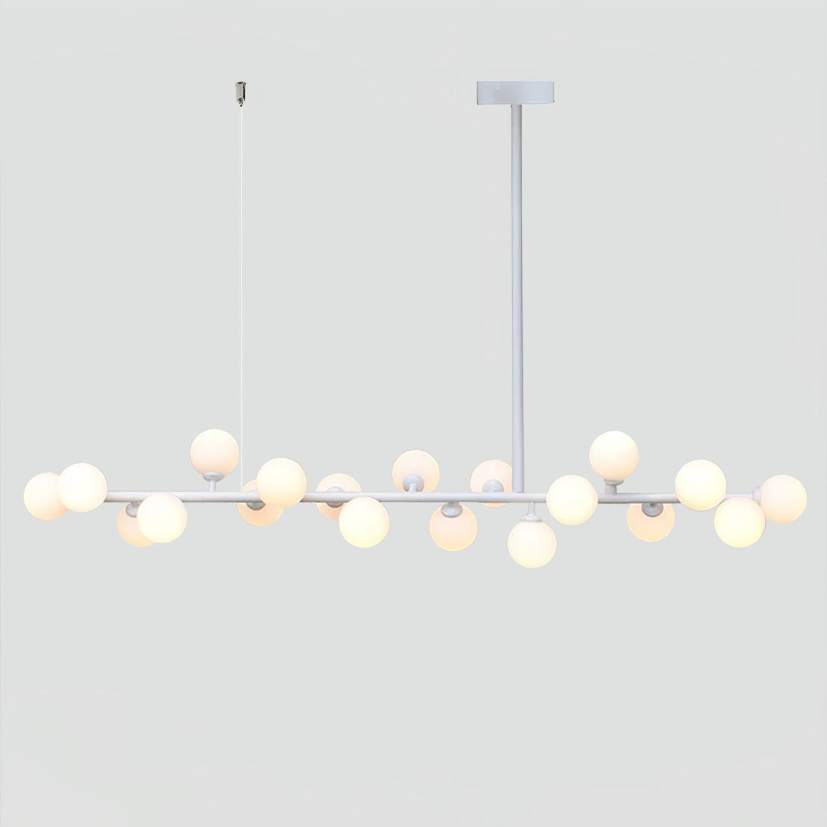 Lumiray Black Linear Globe Pendant Light