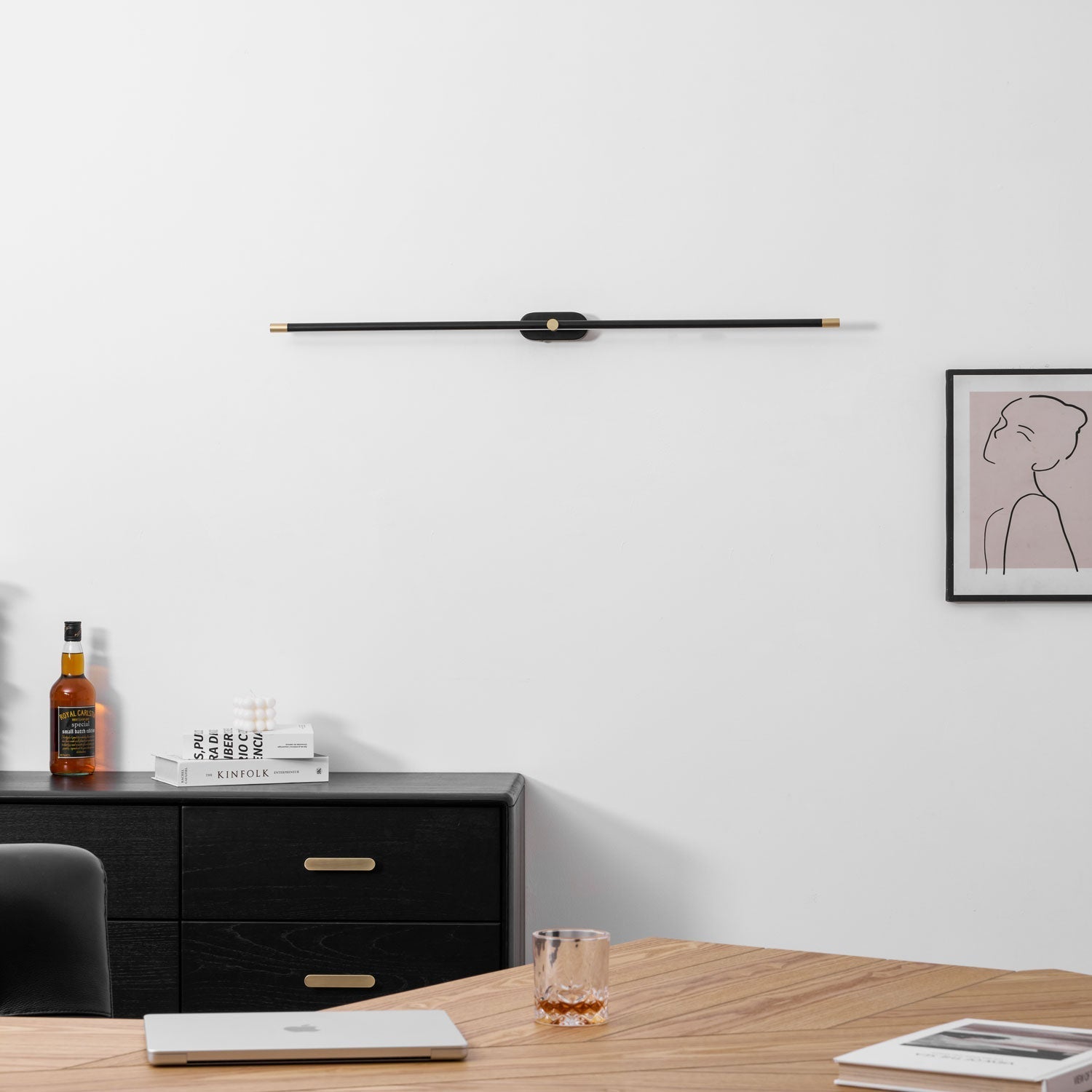 Aldershire Linear Rechargeable Indoor Wall Light