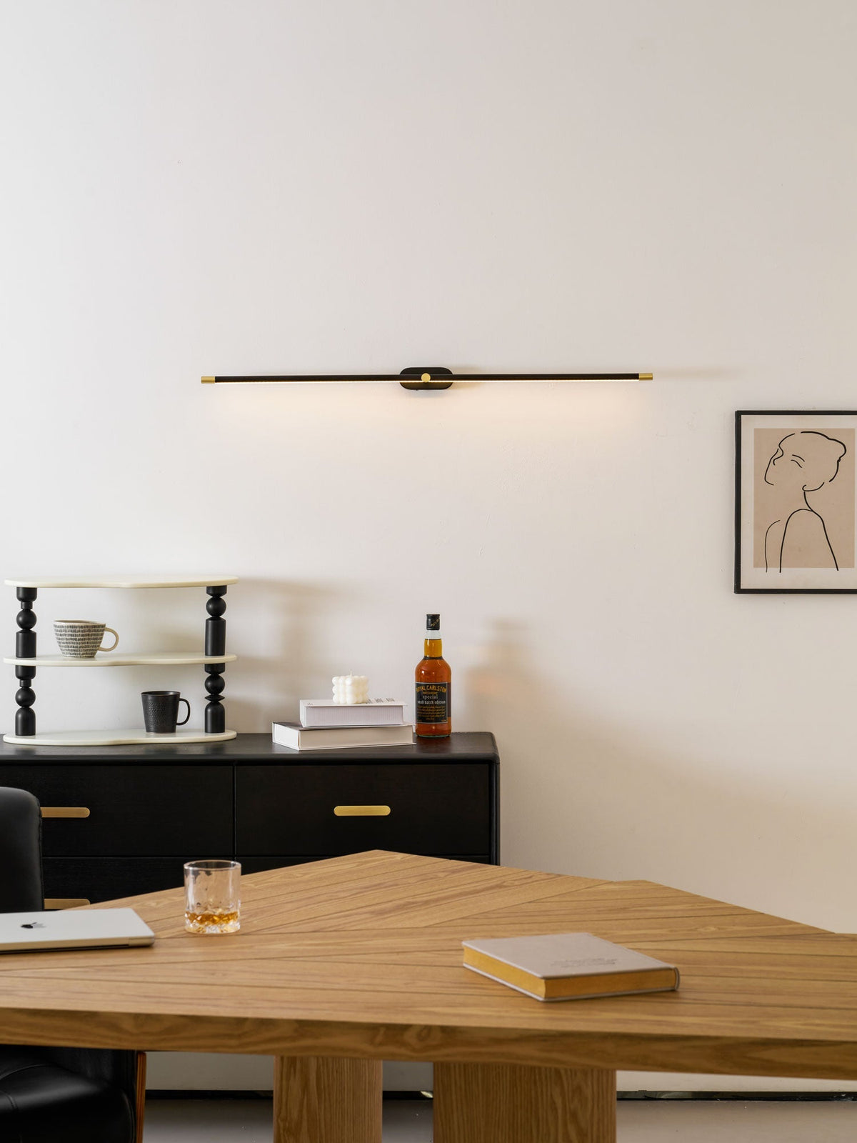 Aldershire Linear Rechargeable Indoor Wall Light