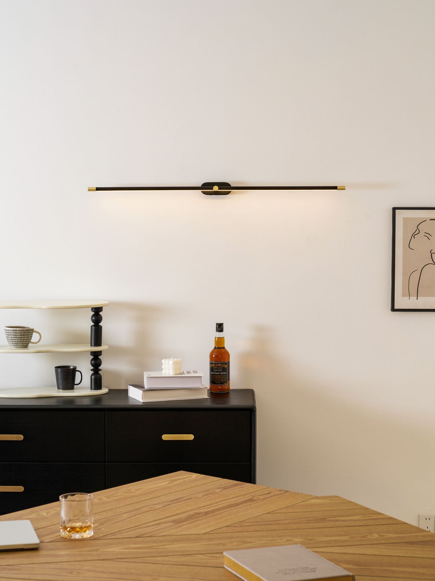 Aldershire Linear Rechargeable Indoor Wall Light