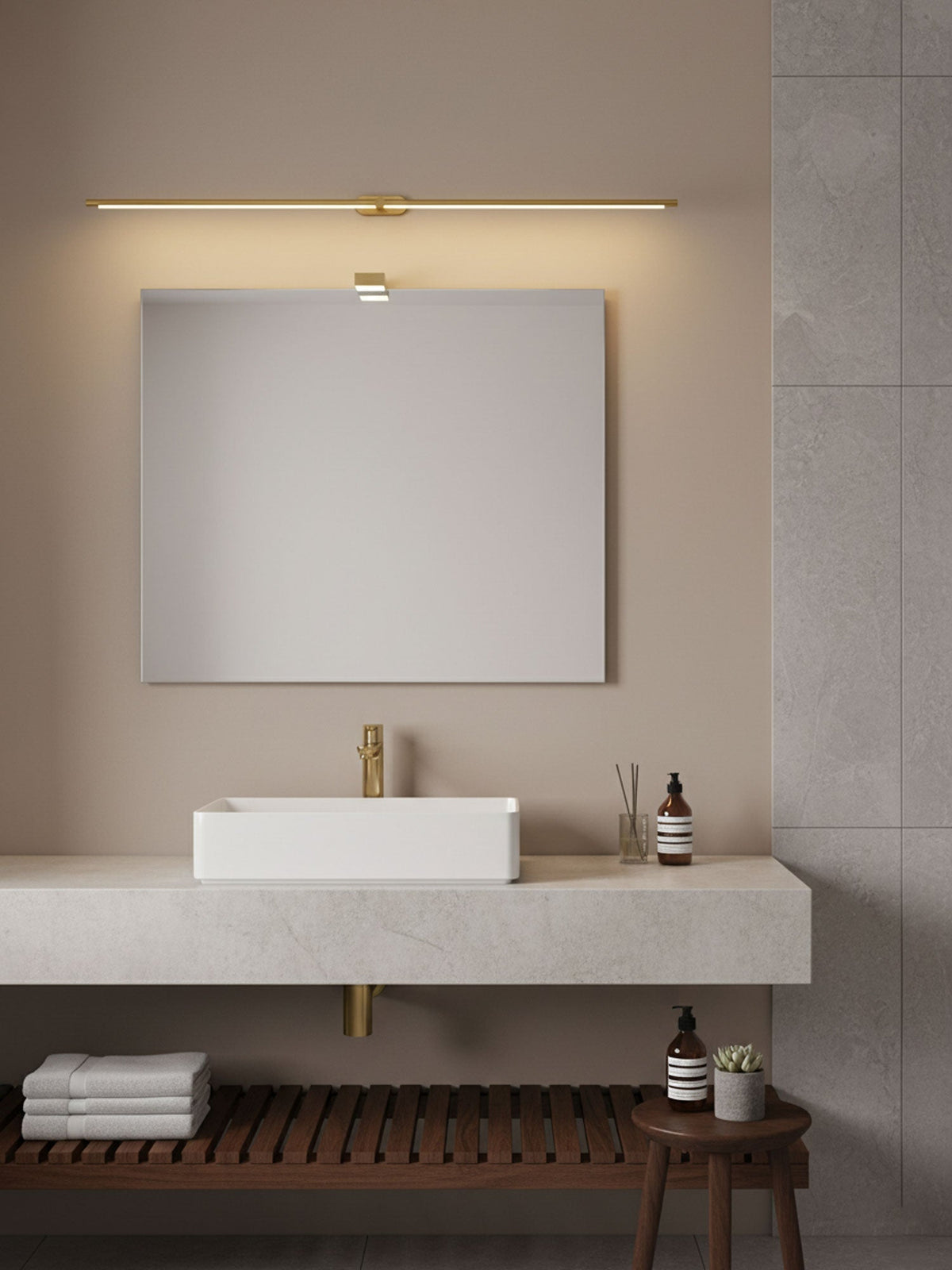 Aldershire Linear Rechargeable Indoor Wall Light