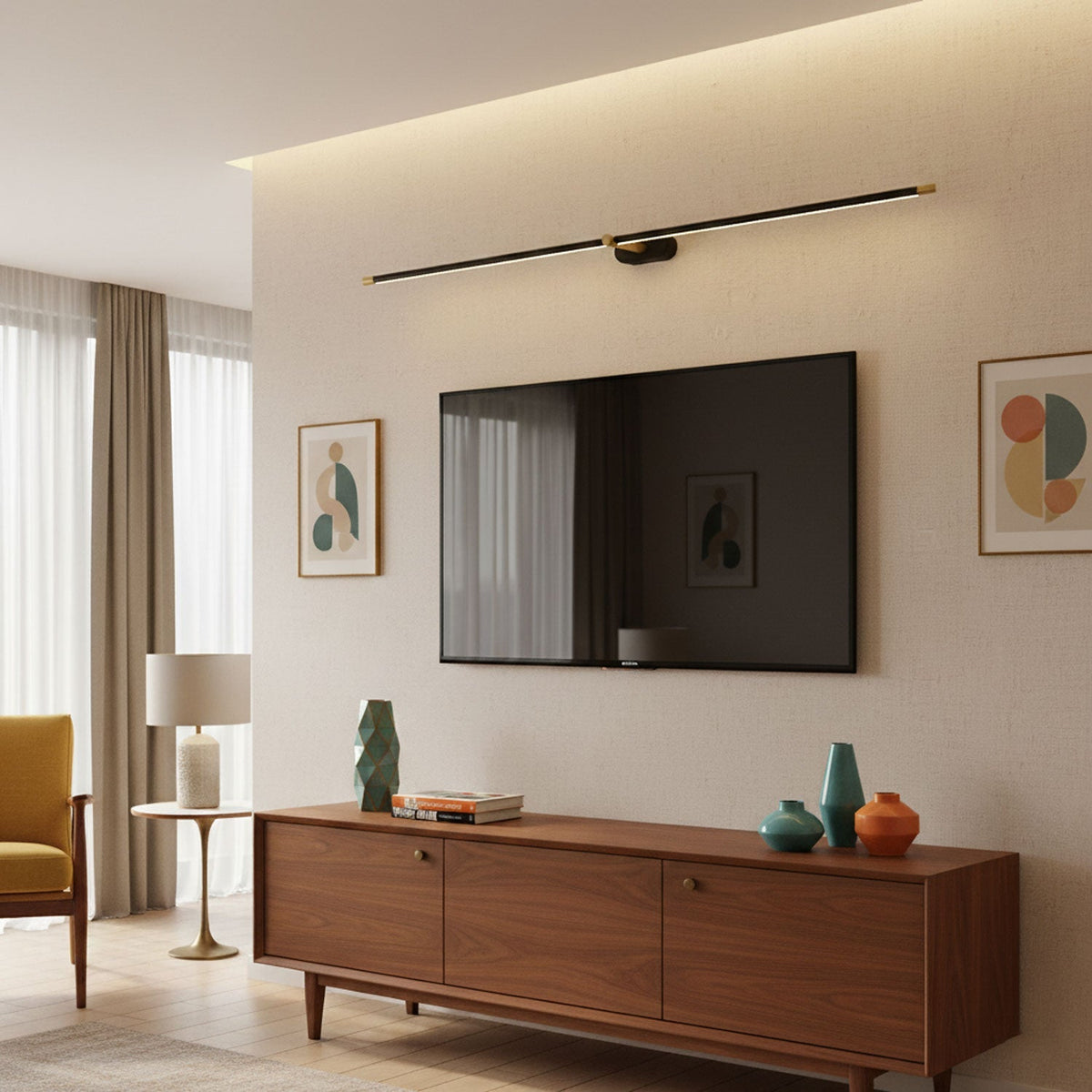 Aldershire Linear Rechargeable Indoor Wall Light