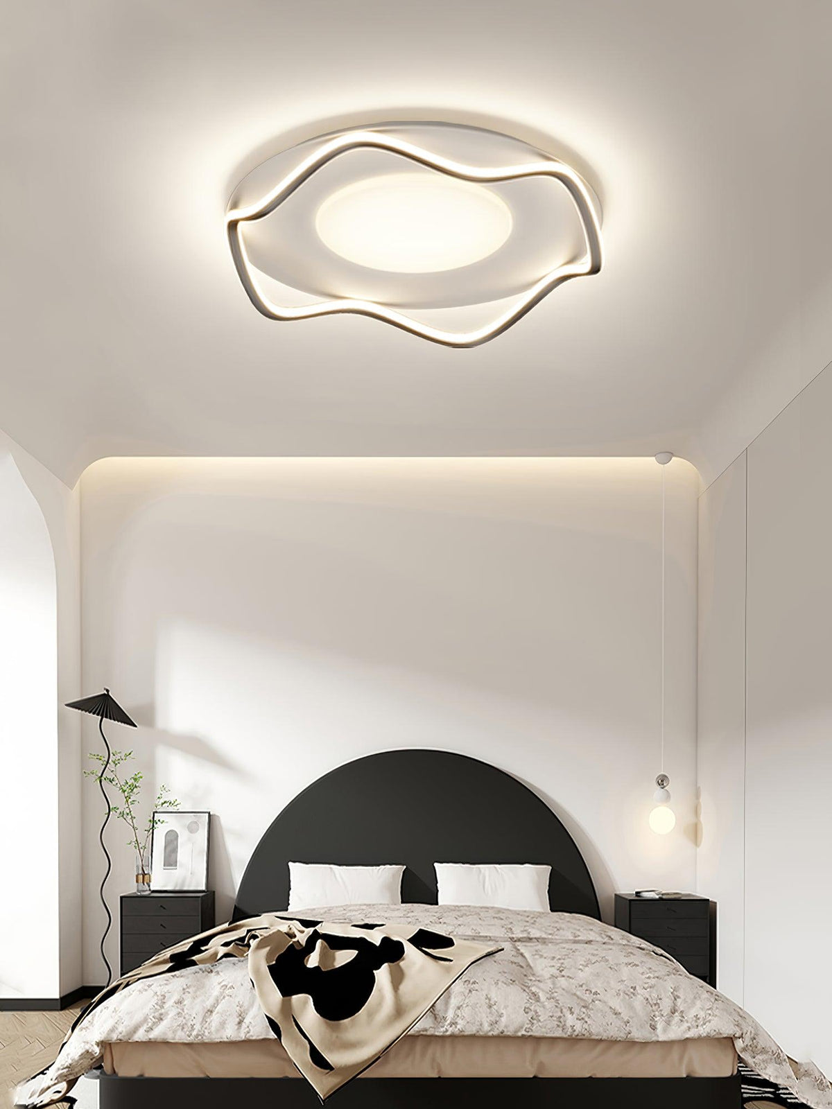 Elvenos Minimalist Cloud Shape Ceiling Lamp