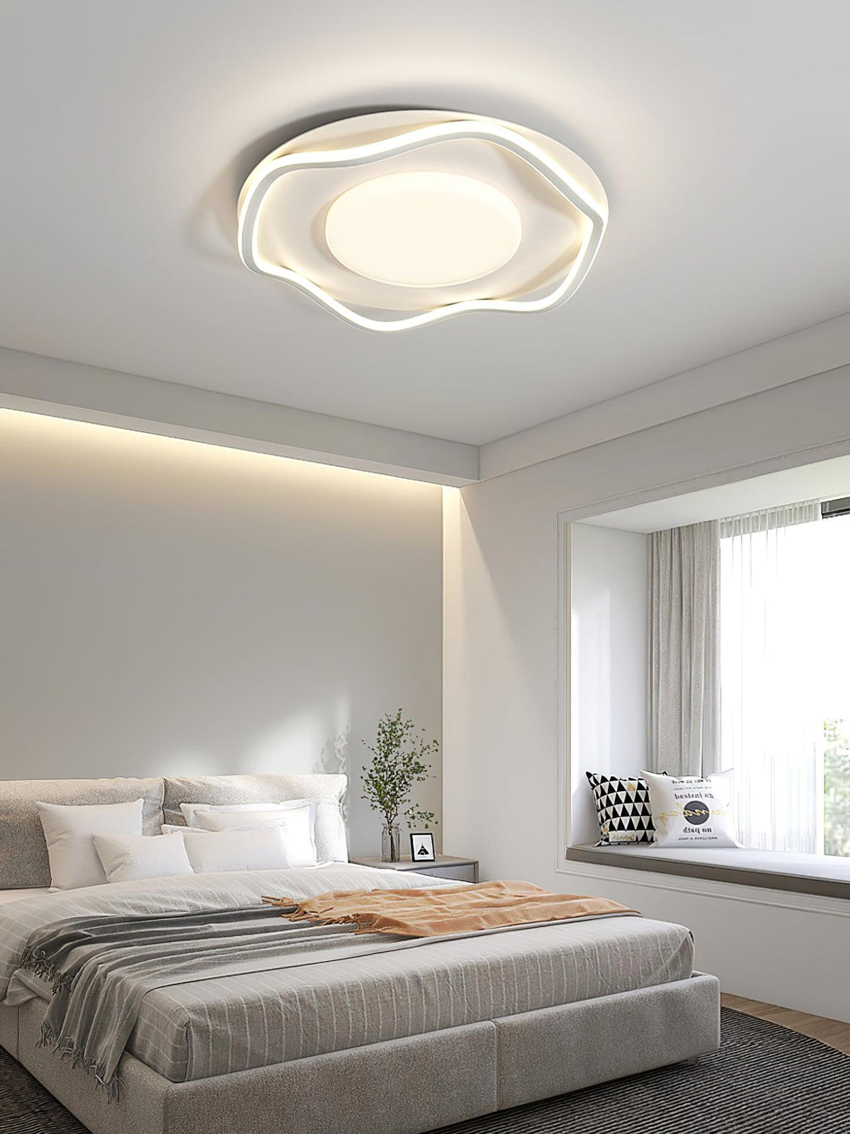 Elvenos Minimalist Cloud Shape Ceiling Lamp