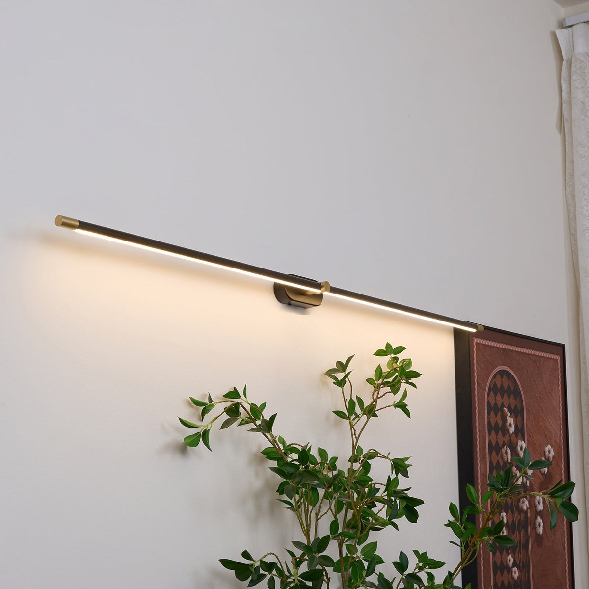 Flano Minimalist Linear Rechargeable Wall Lamp - Neutral Decor