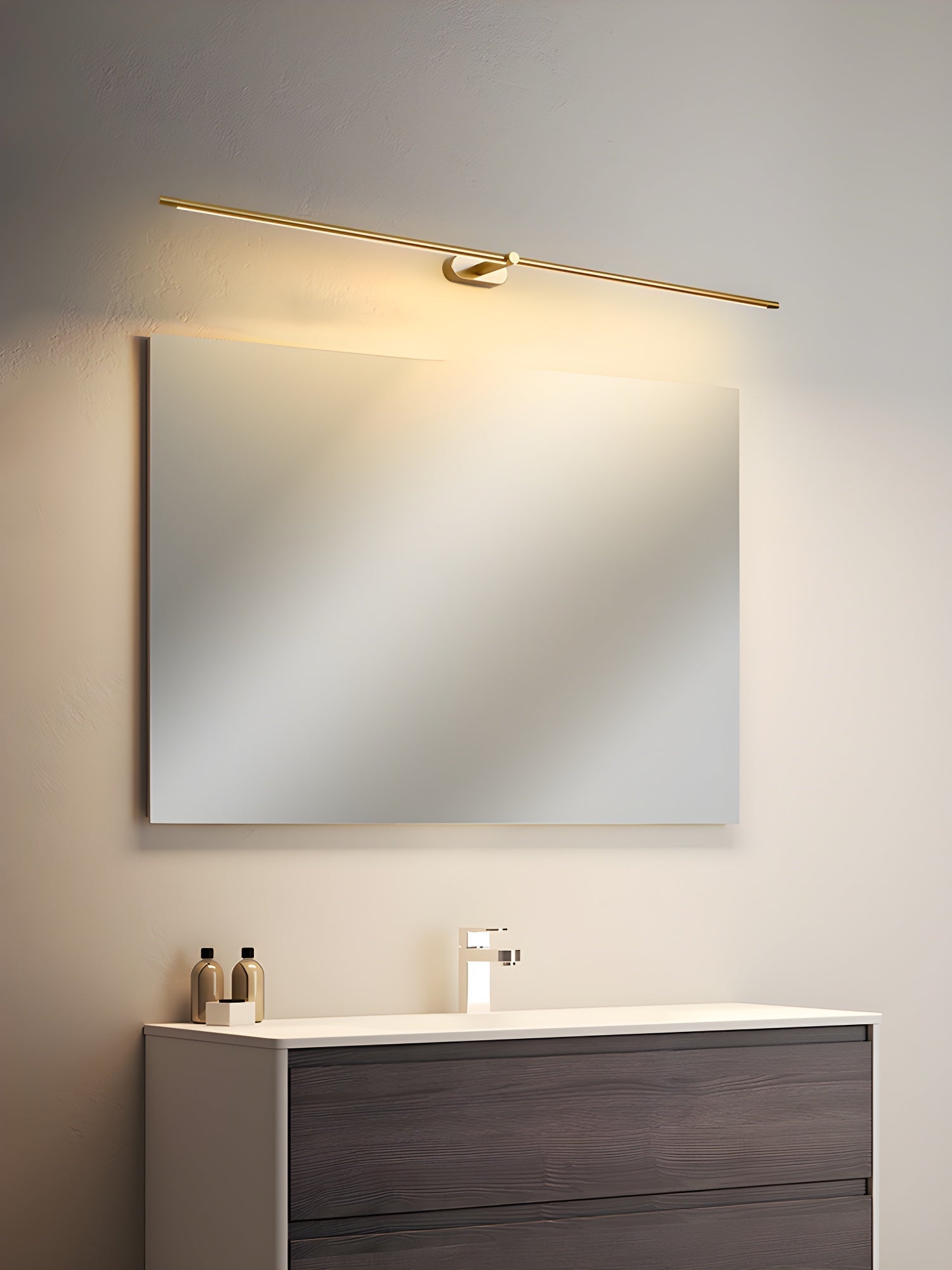 Flano Minimalist Linear Rechargeable Wall Lamp - Neutral Decor