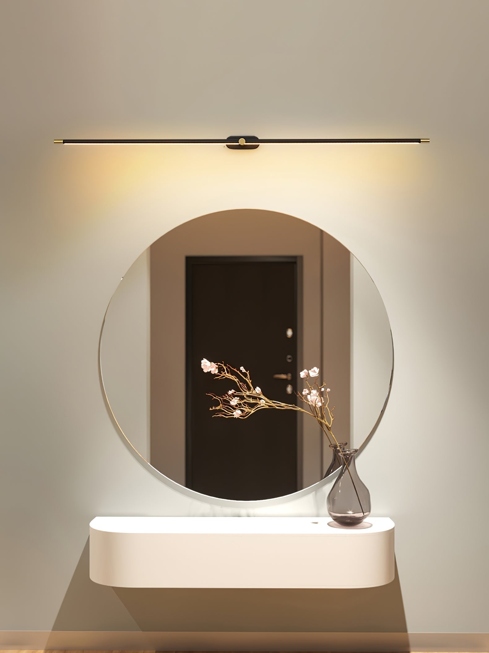 Flano Minimalist Linear Rechargeable Wall Lamp - Neutral Decor