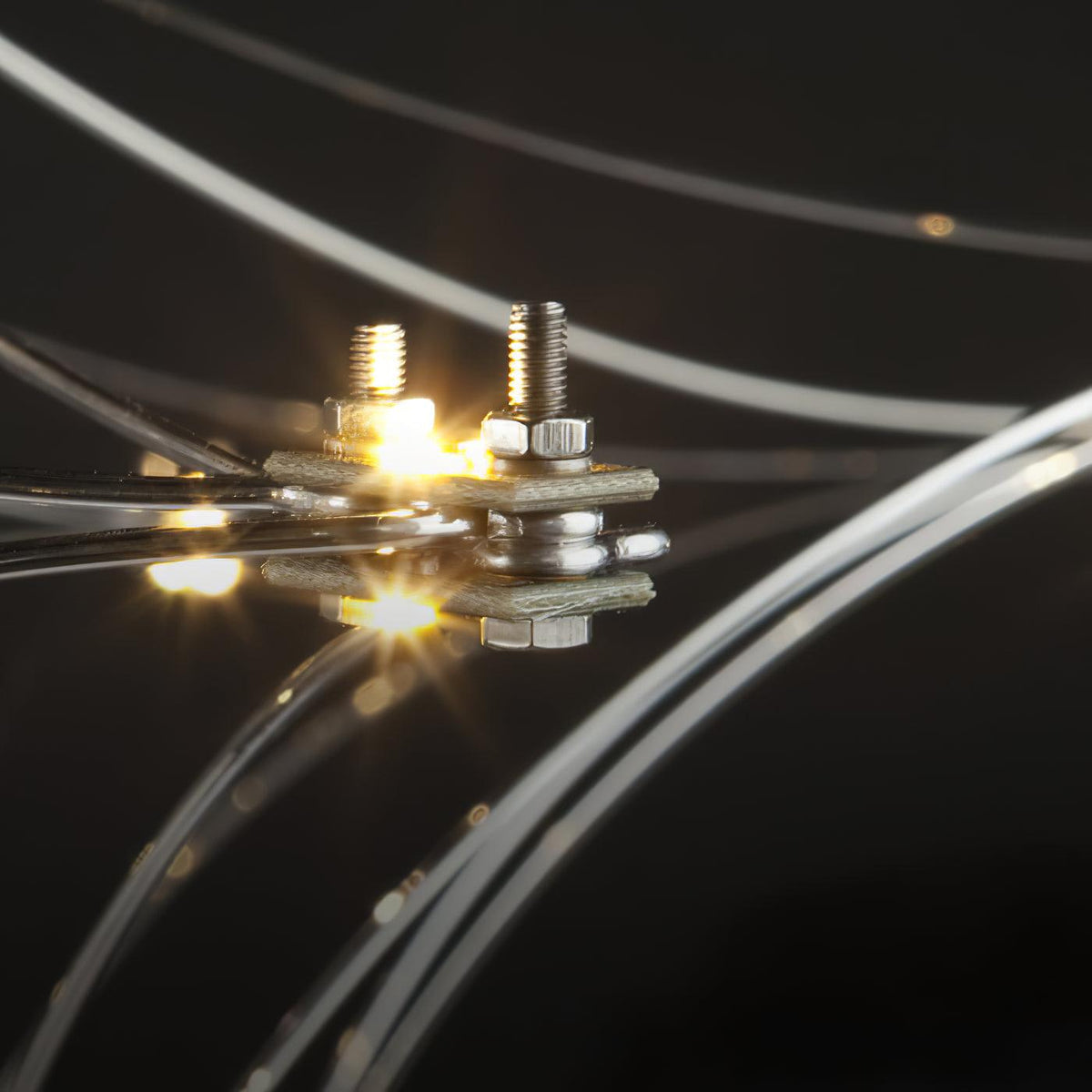 Cyrorella Chandelier Stainless Crystal Net