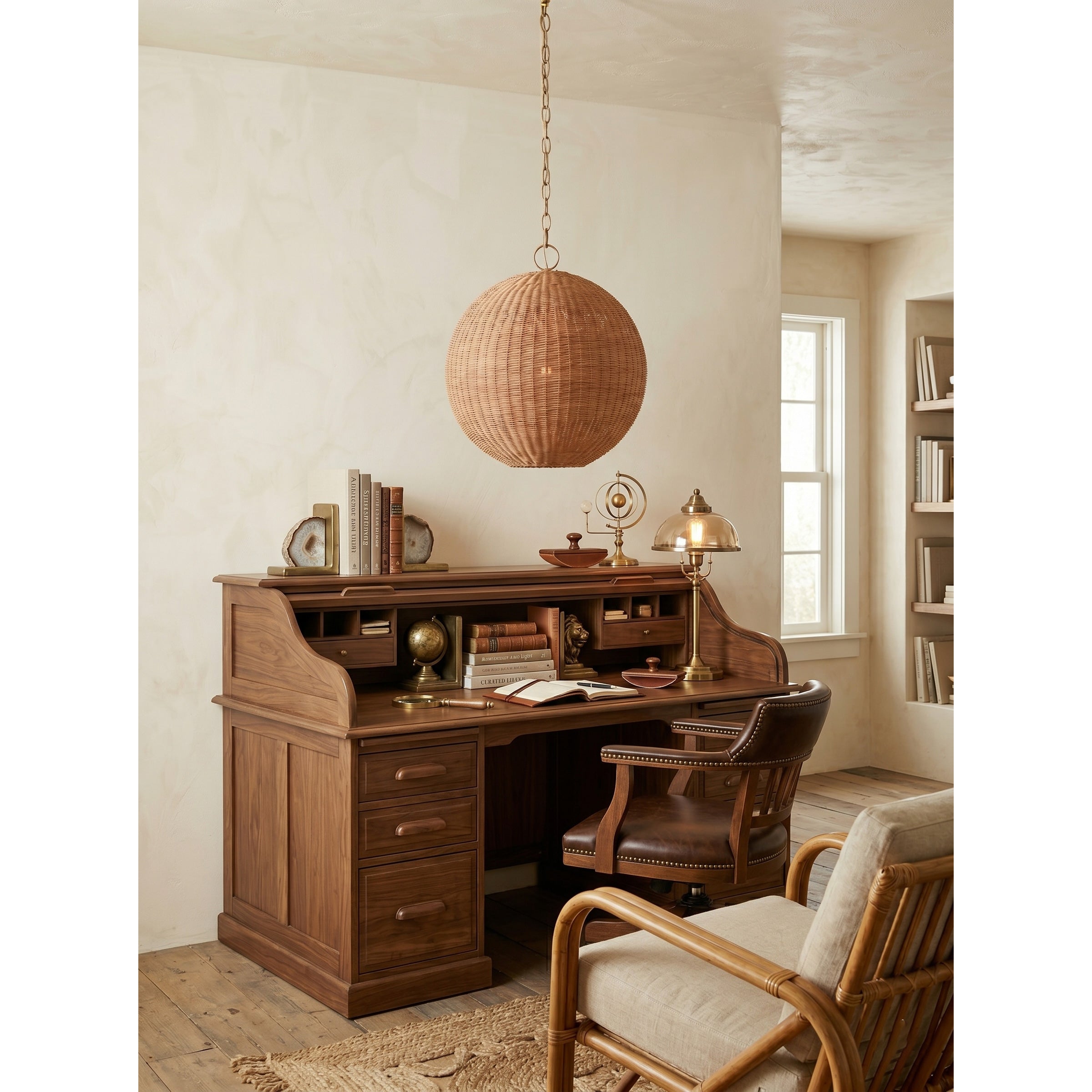 Ravisaya Rattan Round Pendant Lamp