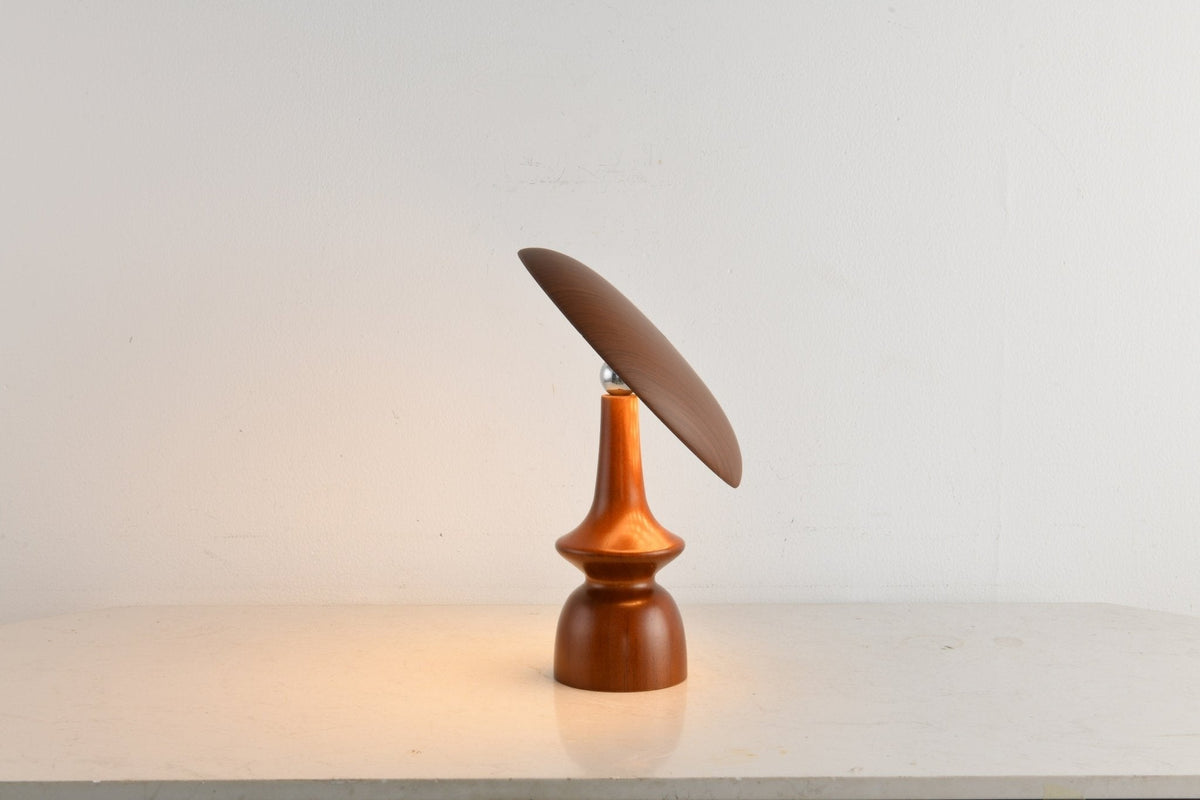 Orbis Vintage Wood Table Lamp