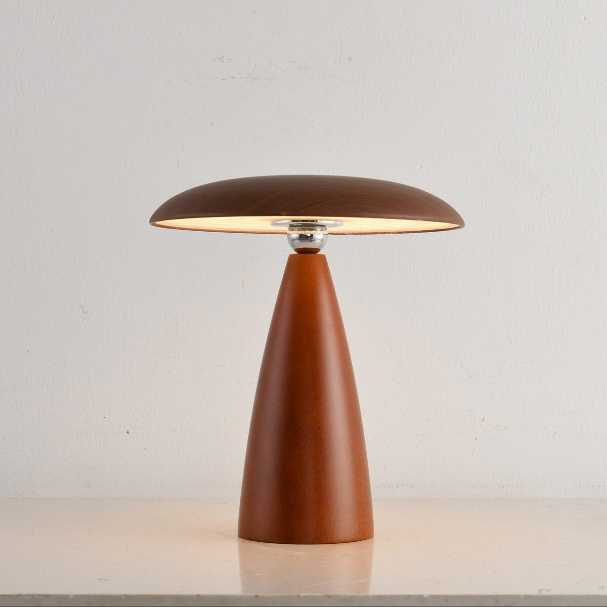 Orbis Vintage Wood Table Lamp