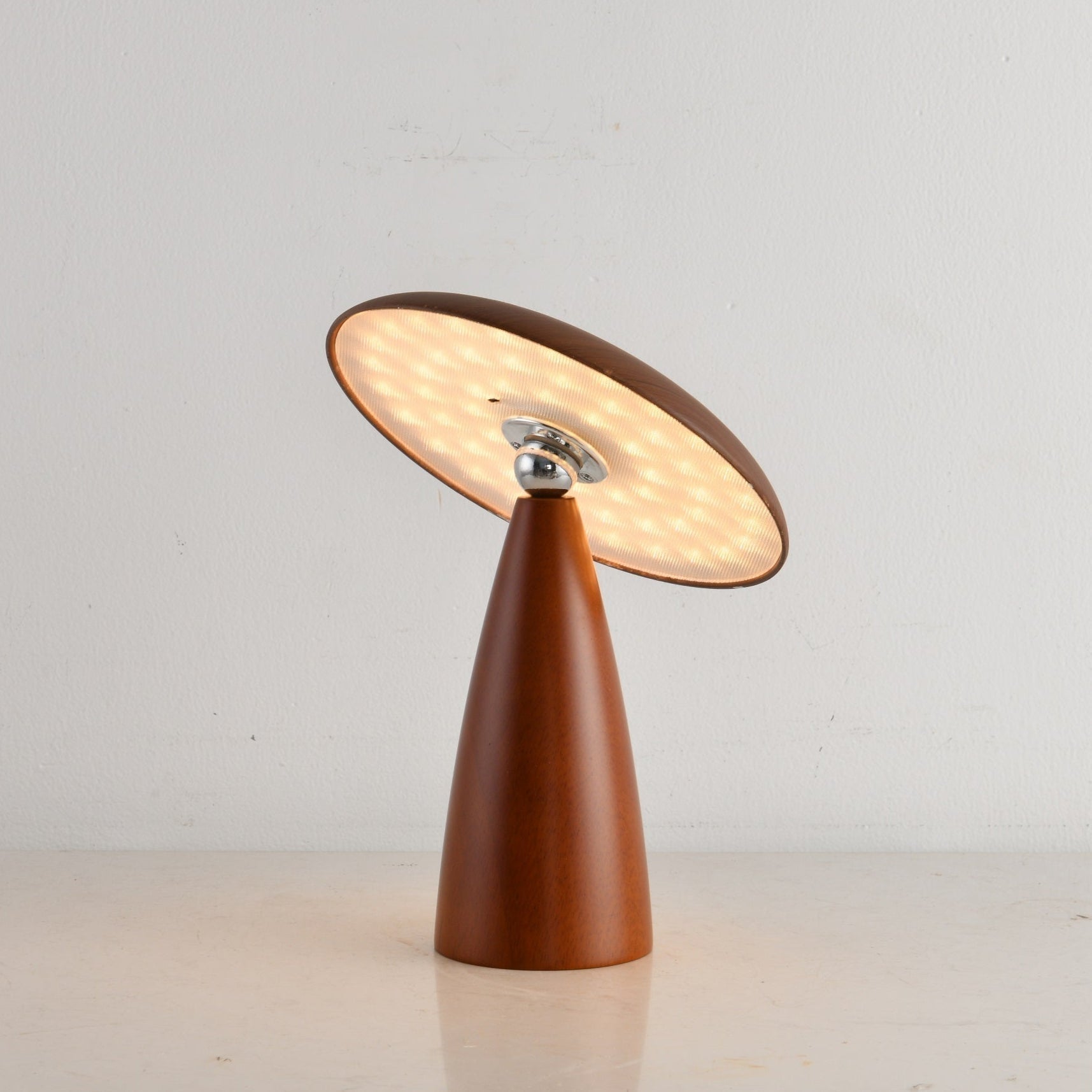 Orbis Vintage Wood Table Lamp