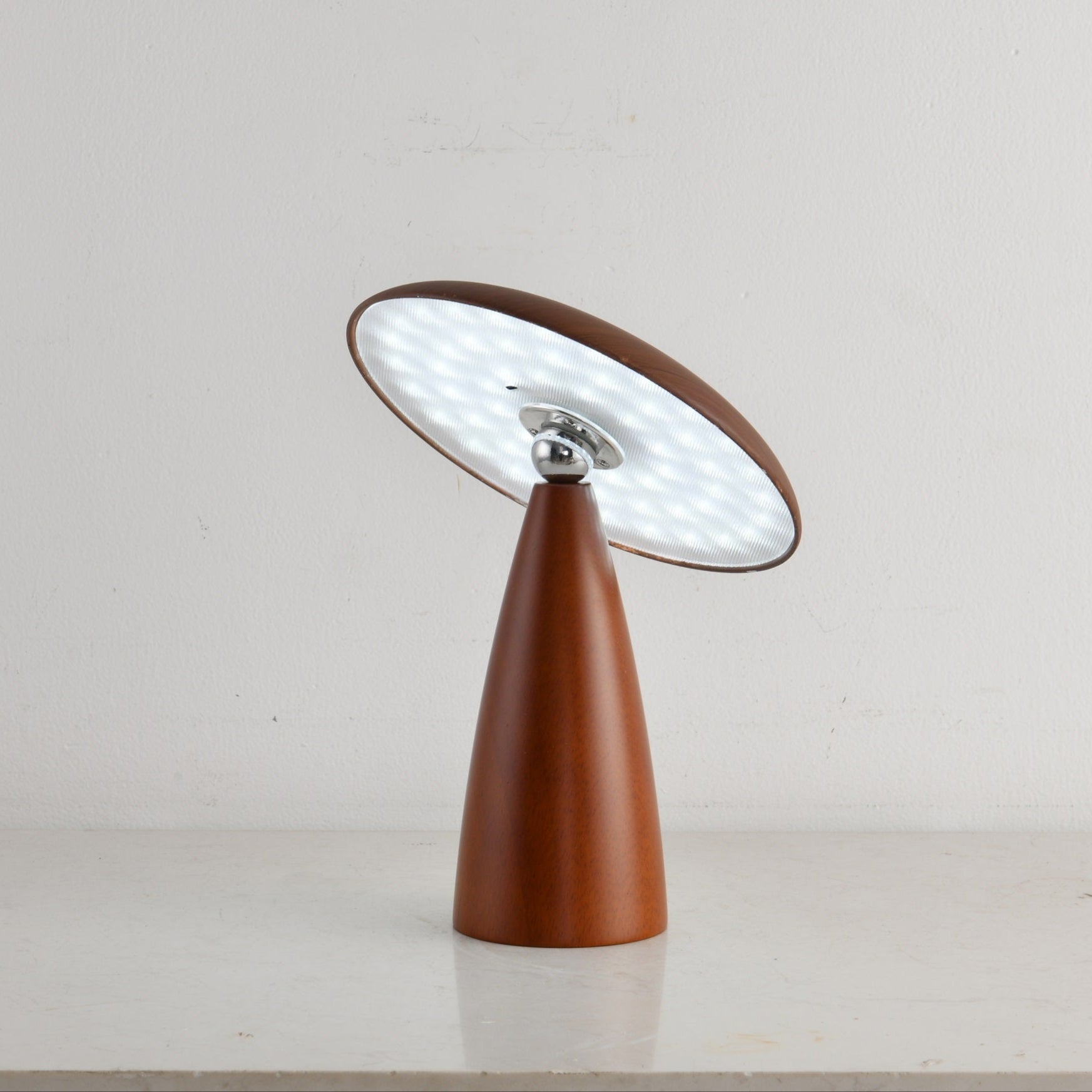 Orbis Vintage Wood Table Lamp