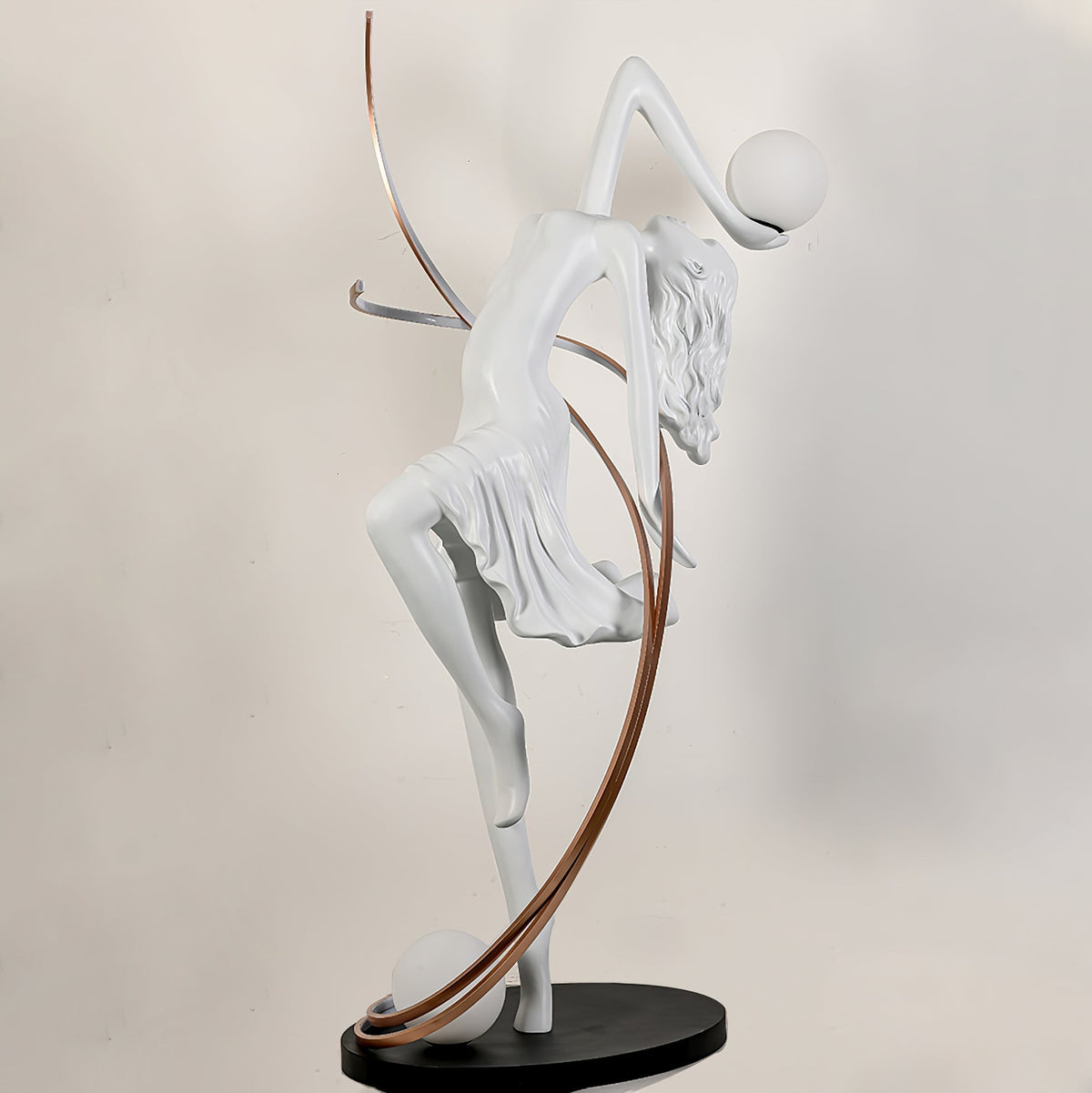 Mirorelia Floor Lamp Goddess Statue Elegant