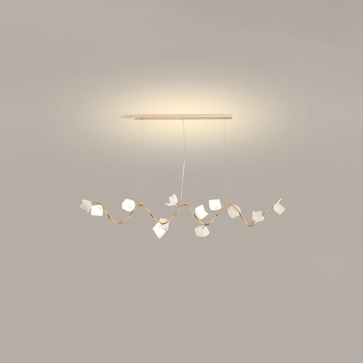 Arthearae Postmodern Luxury Flora Ceramics Chandelier