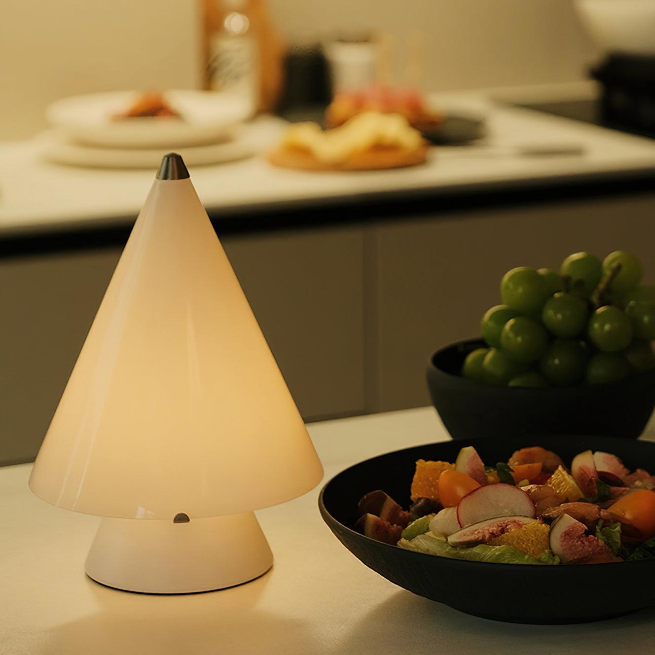 Lrtvin Minimalist Glass Table Lamp