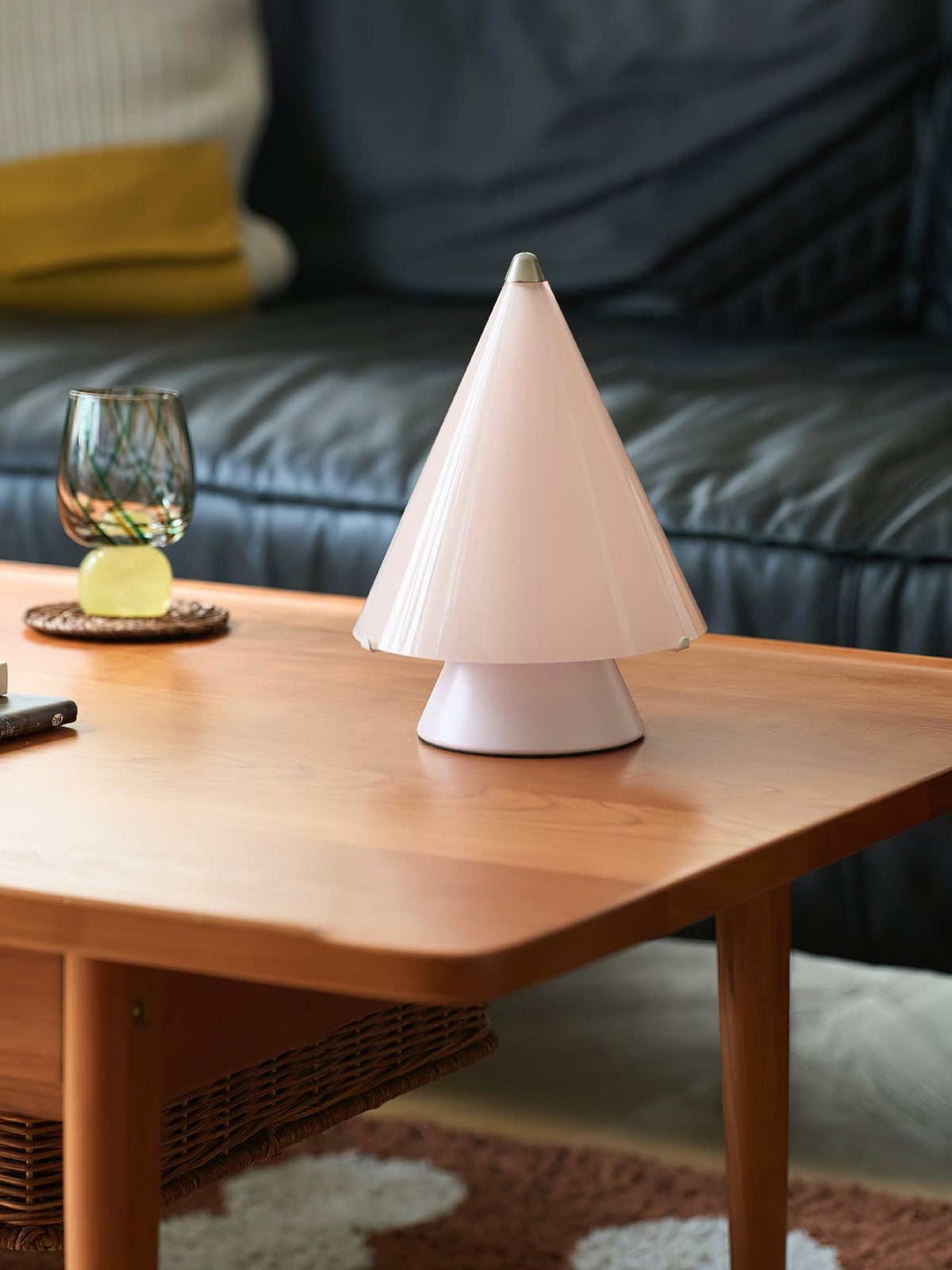 Lrtvin Minimalist Glass Table Lamp