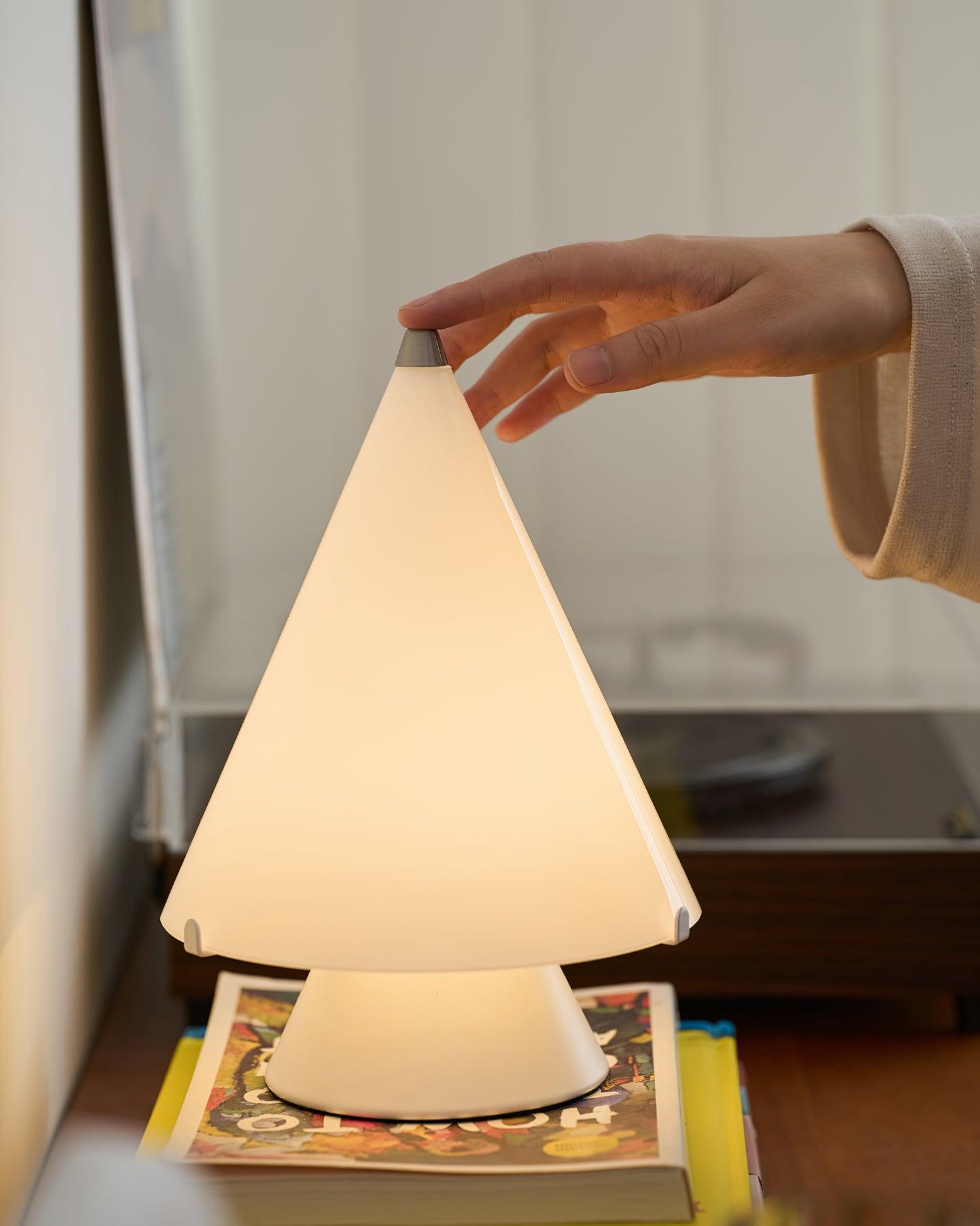 Lrtvin Minimalist Glass Table Lamp