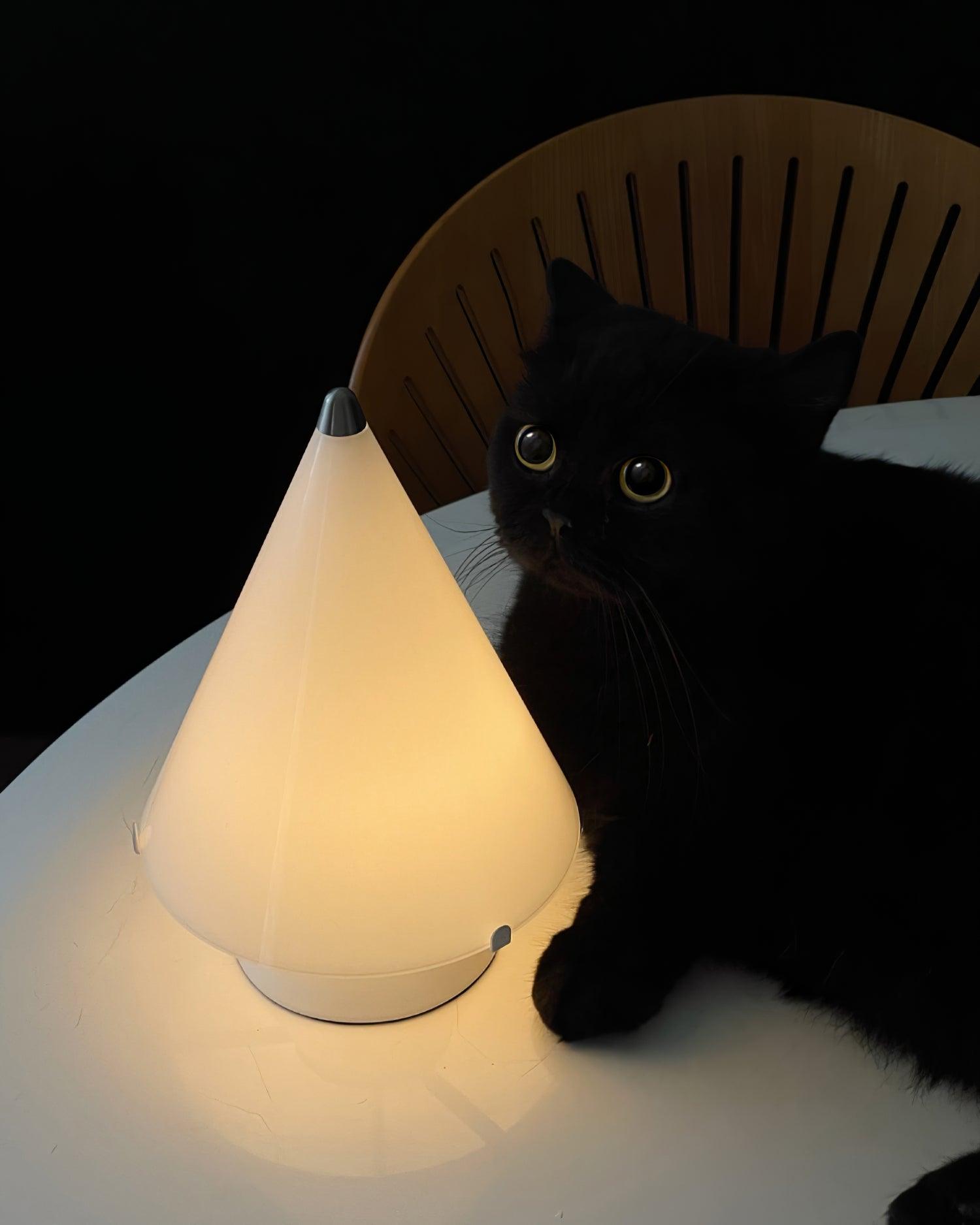 Lrtvin Minimalist Glass Table Lamp