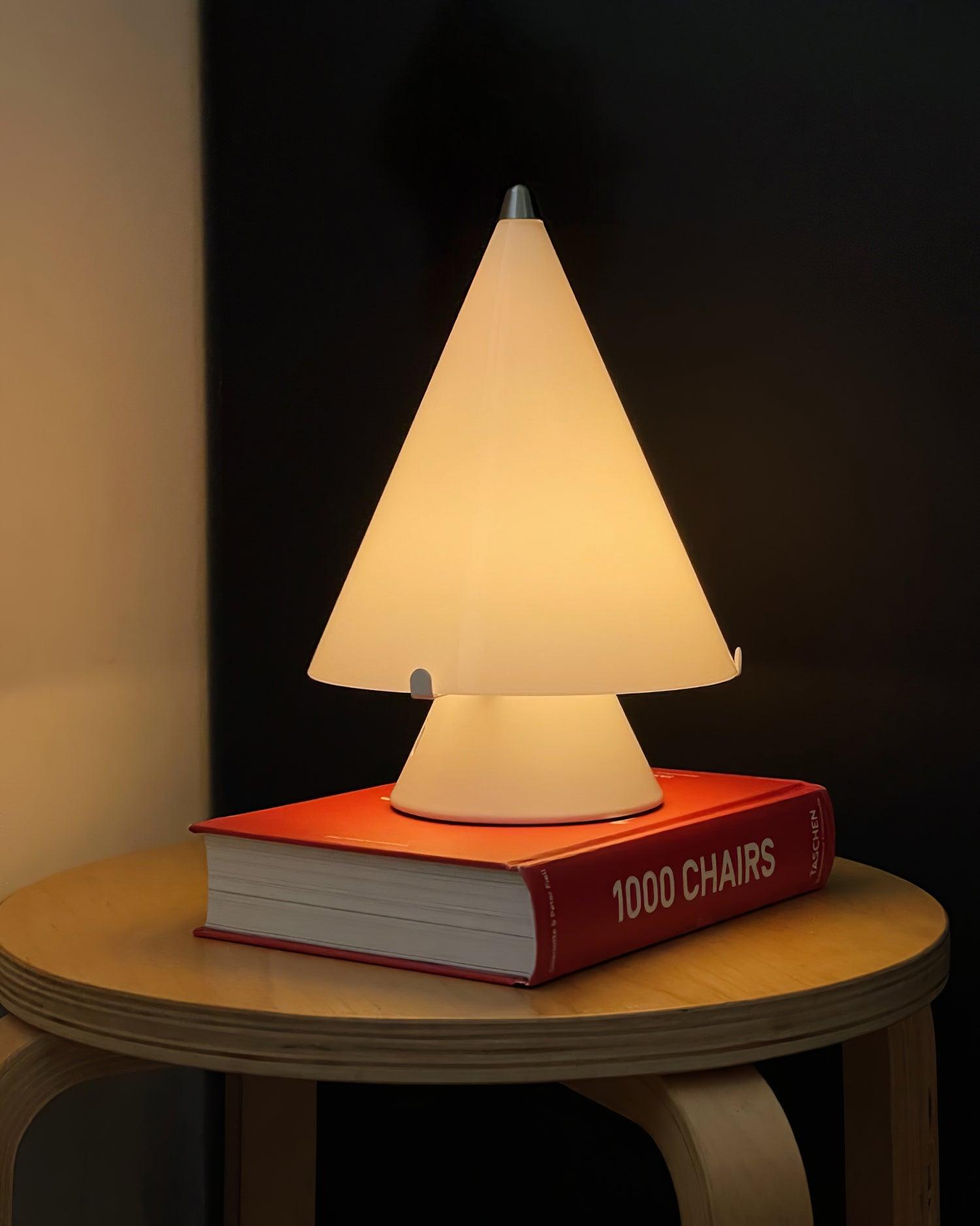 Lrtvin Minimalist Glass Table Lamp